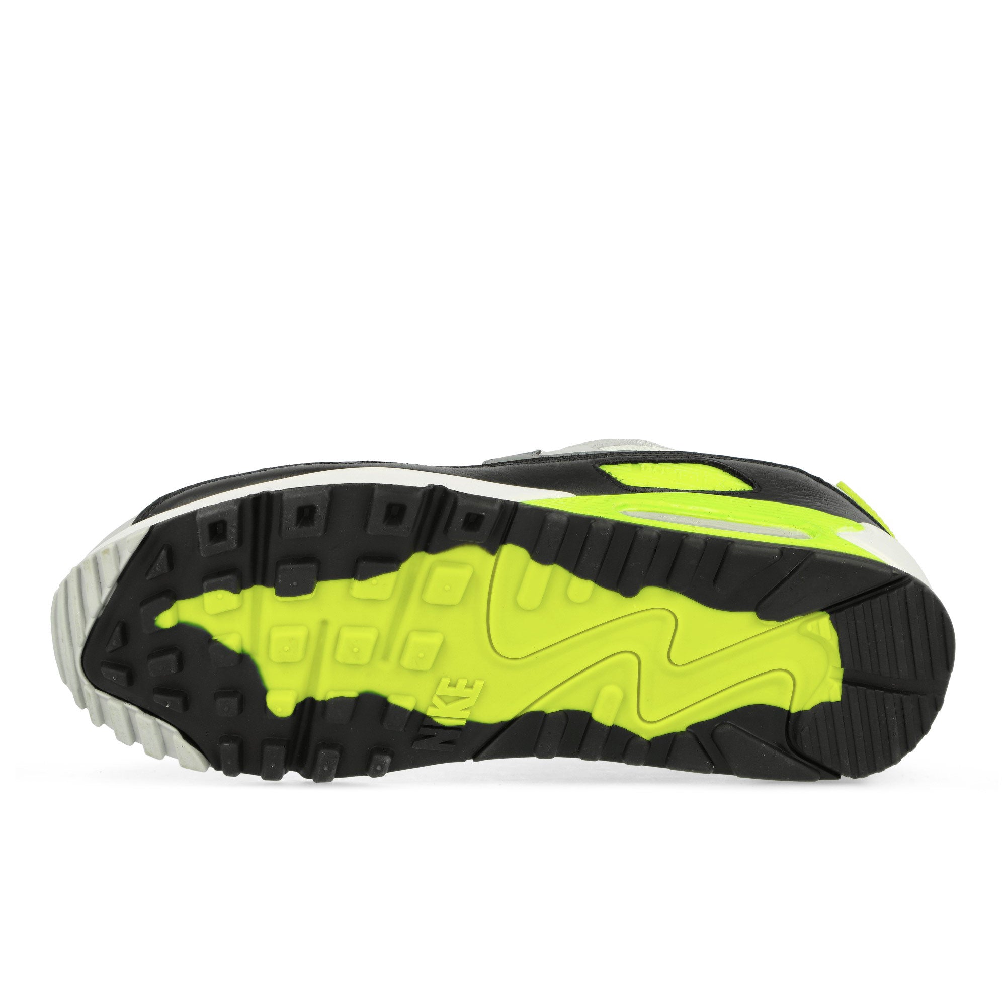 Nike Air Max 90 GTX Summit White / Cool Grey - Volt - Black Low Top Sneakers Detail View 1 | Overkill