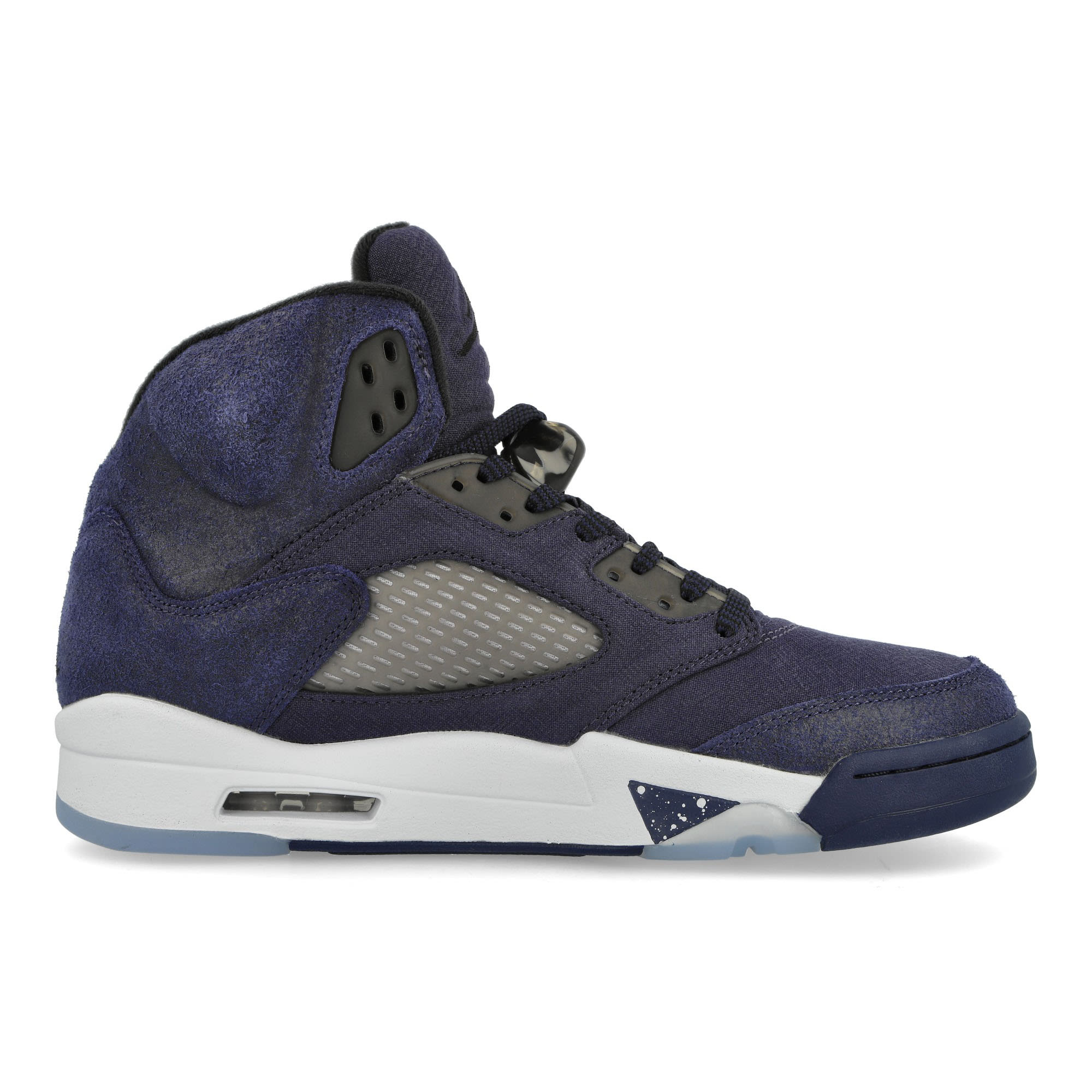 Jordan Air Jordan Retro 5 SE Midnight Navy / Black - Footbal Grey High Top Sneakers Silhouette | Overkill