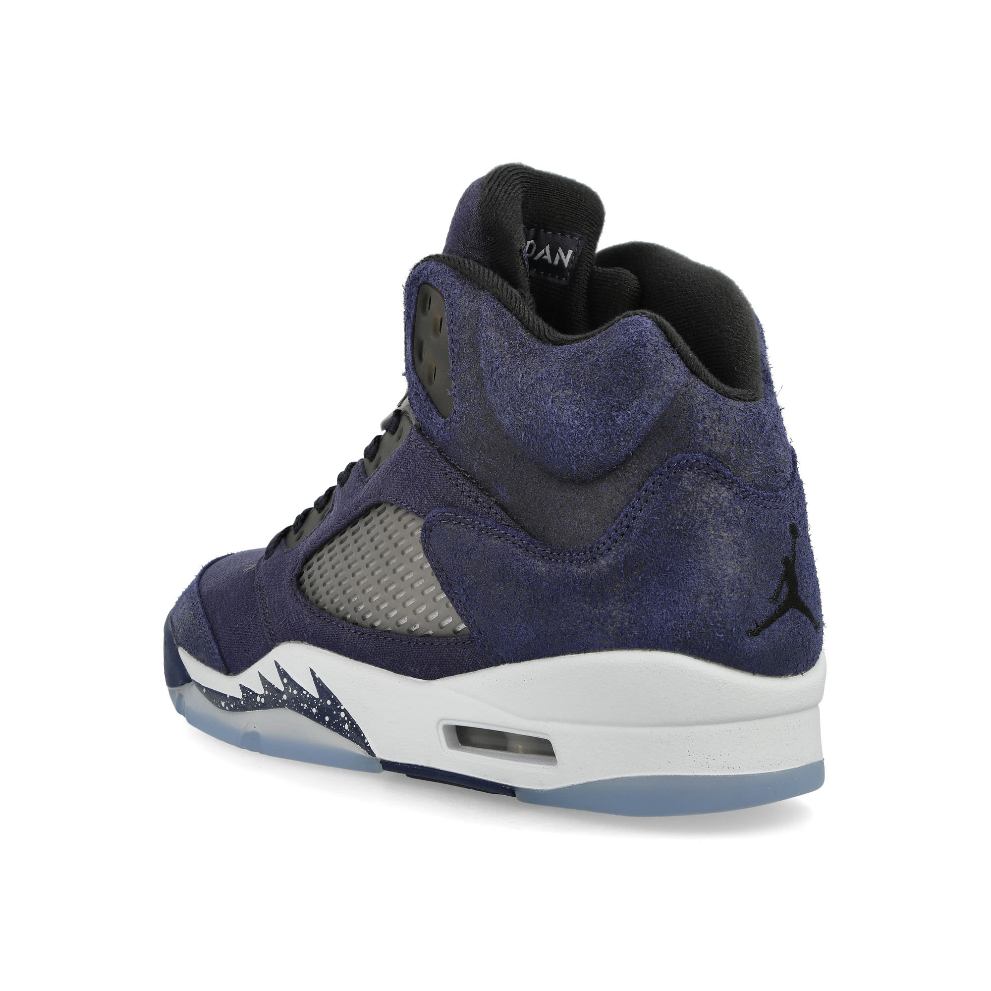 Jordan Air Jordan Retro 5 SE Midnight Navy / Black - Footbal Grey High Top Sneakers Material | Overkill