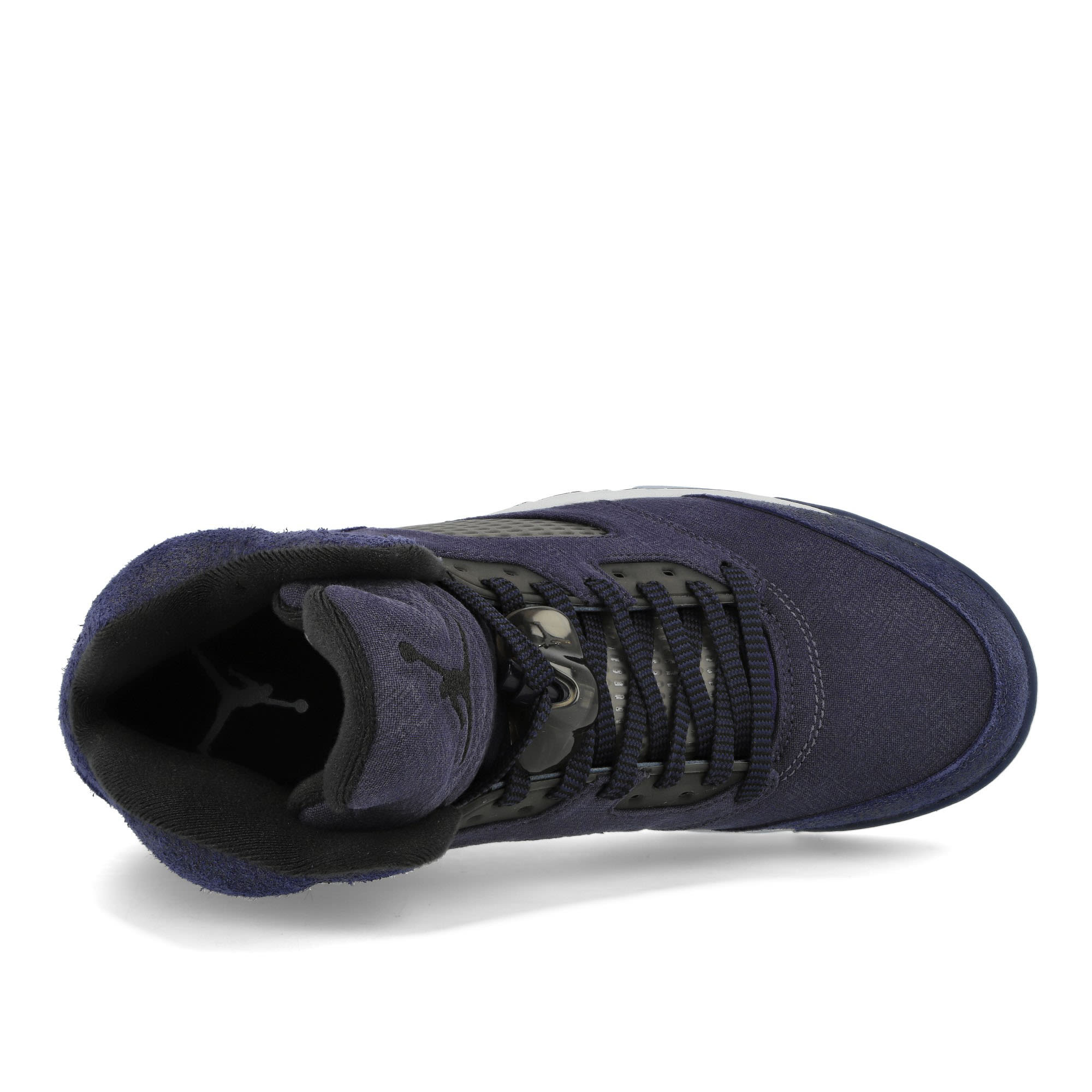 Jordan Air Jordan Retro 5 SE Midnight Navy / Black - Footbal Grey High Top Sneakers Detailfoto | Overkill