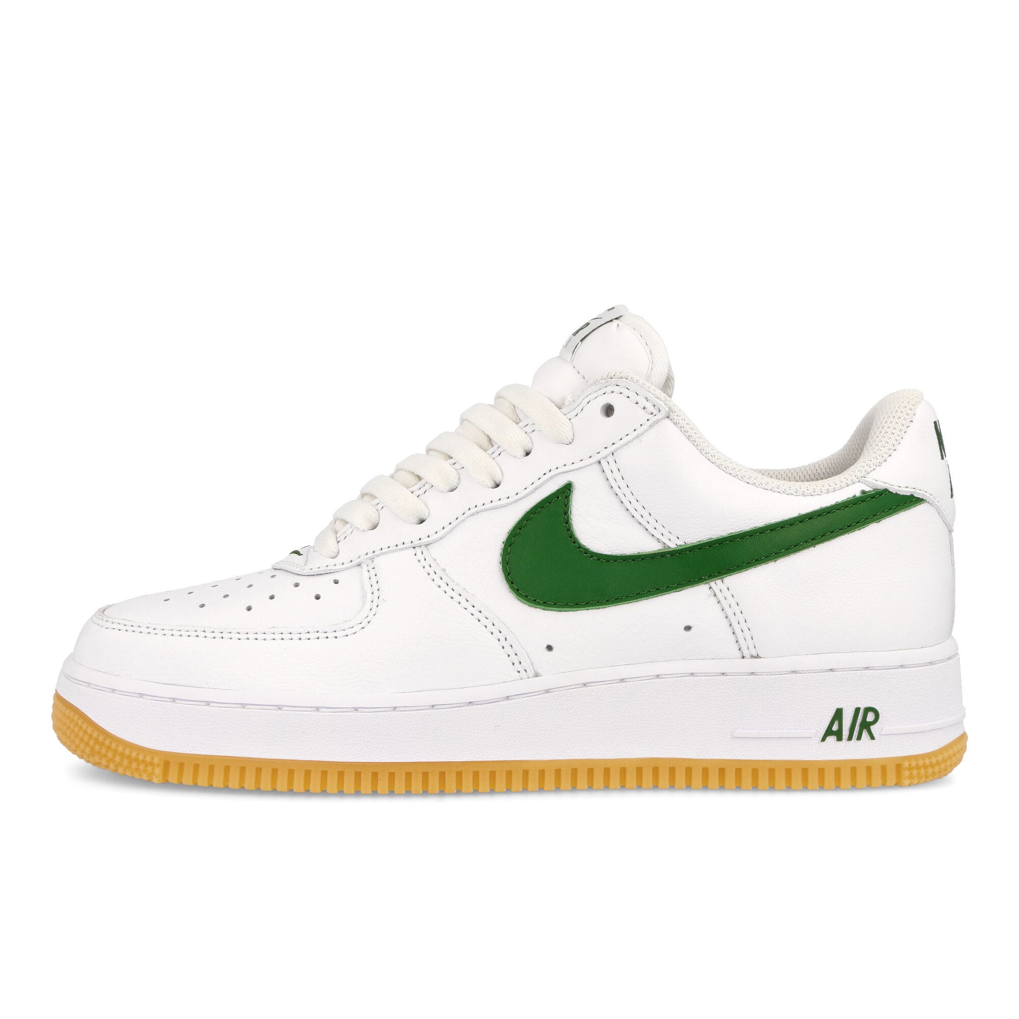 Nike Air Force 1 Low Retro QS White-Forest Green - Gum Yellow Low Top Sneakers FD7039 101 | Overkill