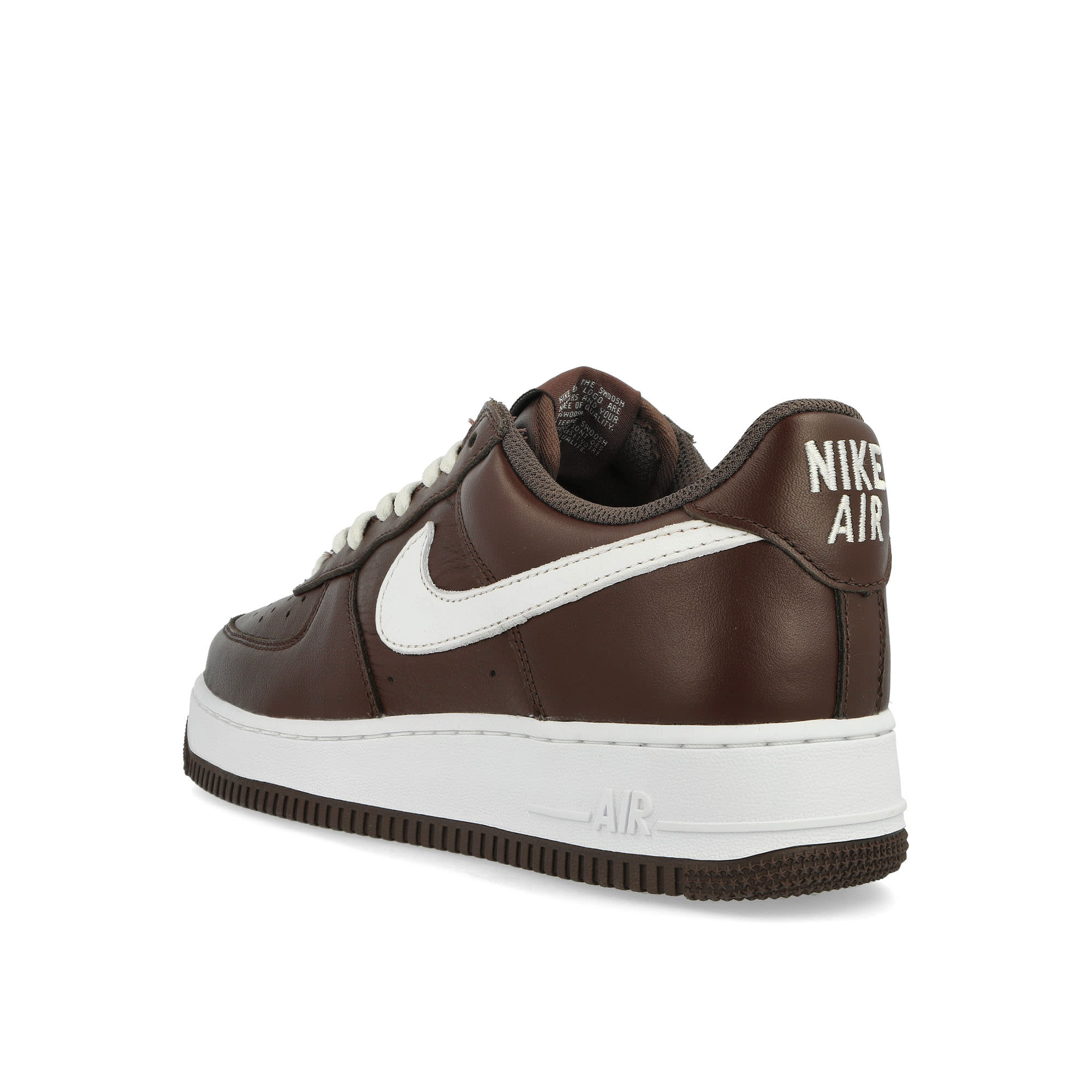 Nike Air Force 1 Low Retro QS Chocolate / White Low Top Sneakers Material | Overkill