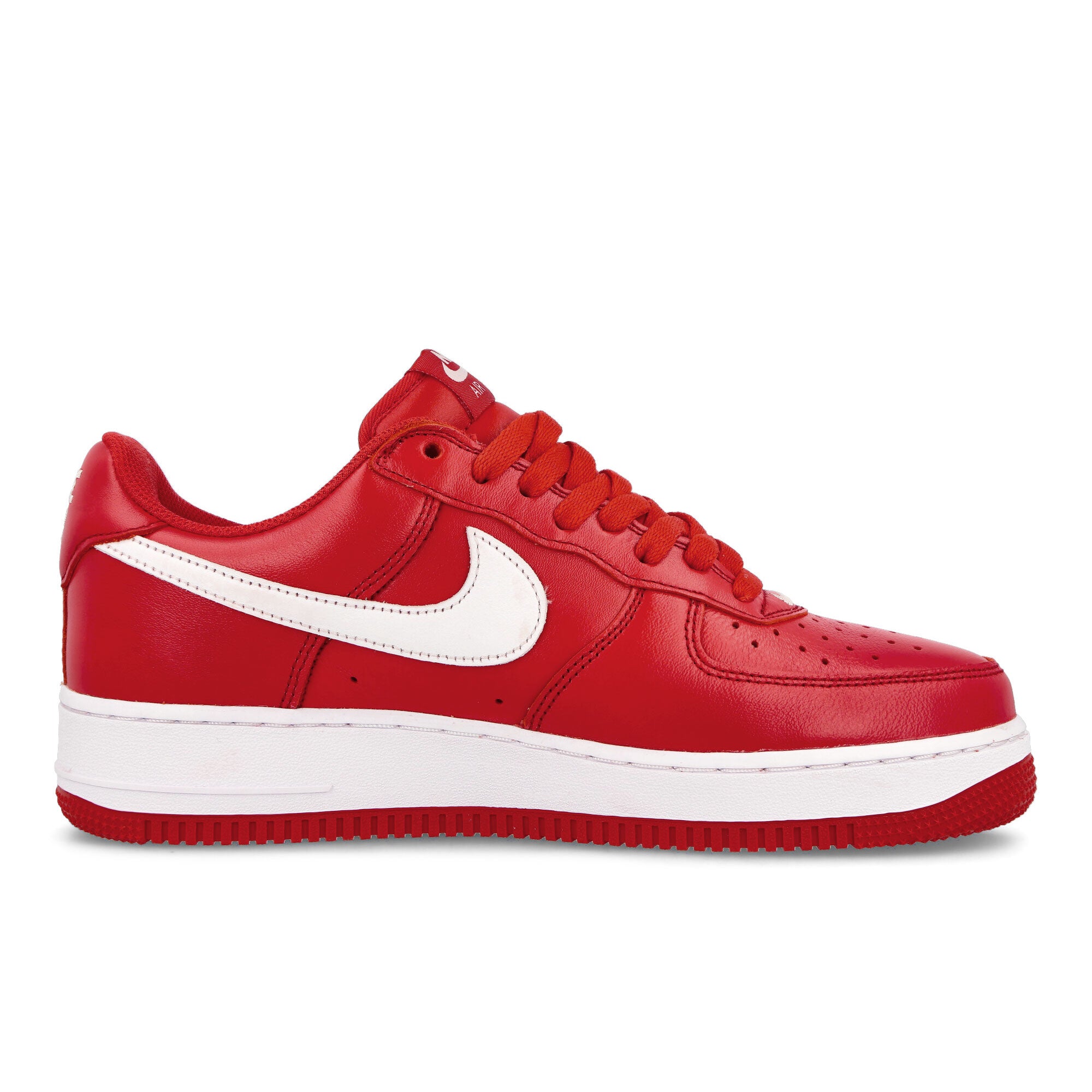 Nike Air Force 1 Low Retro QS University Red-White Low Top Sneakers Silhouette | Overkill