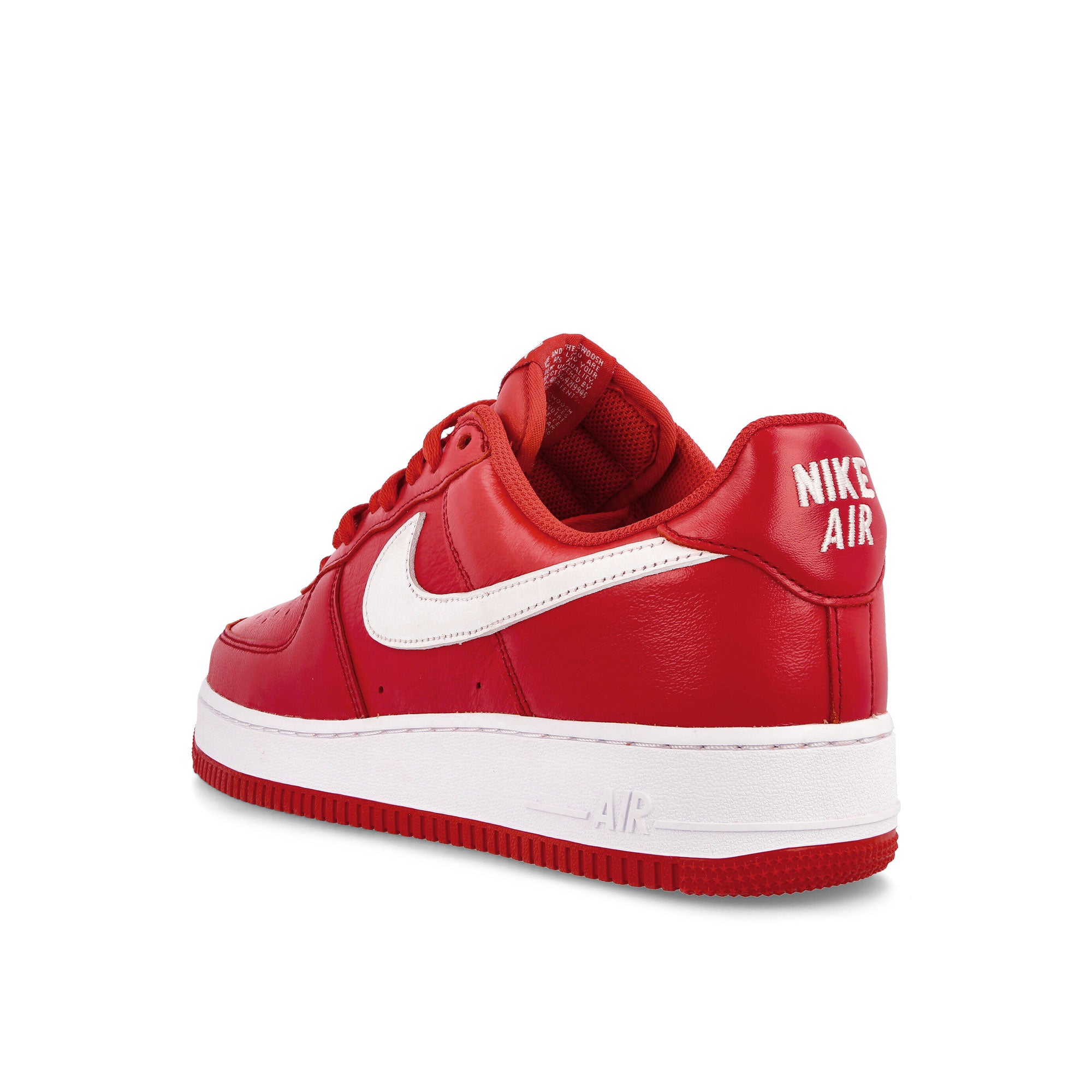 Nike Air Force 1 Low Retro QS University Red-White Low Top Sneakers Material | Overkill
