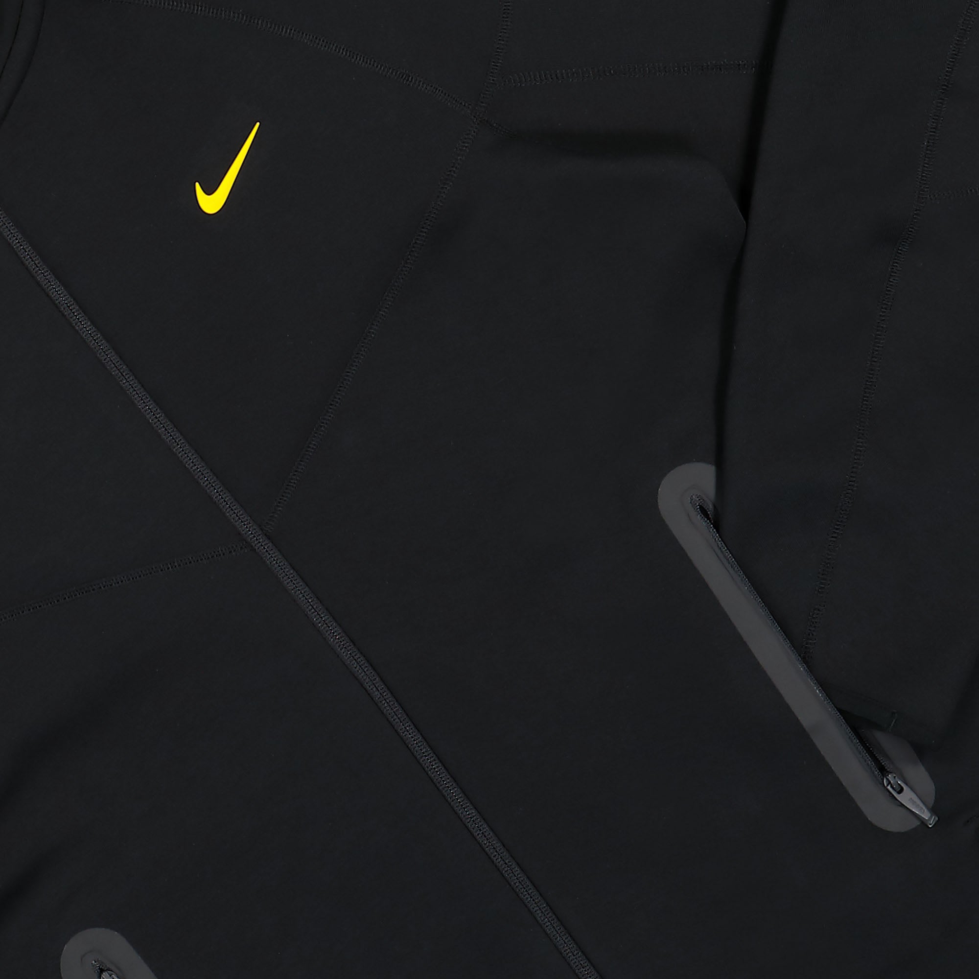 Nike NOCTA x Nike Tech Fleece Full-Zip Hoodie Black / University Gold Hoodies Detailfoto | Overkill