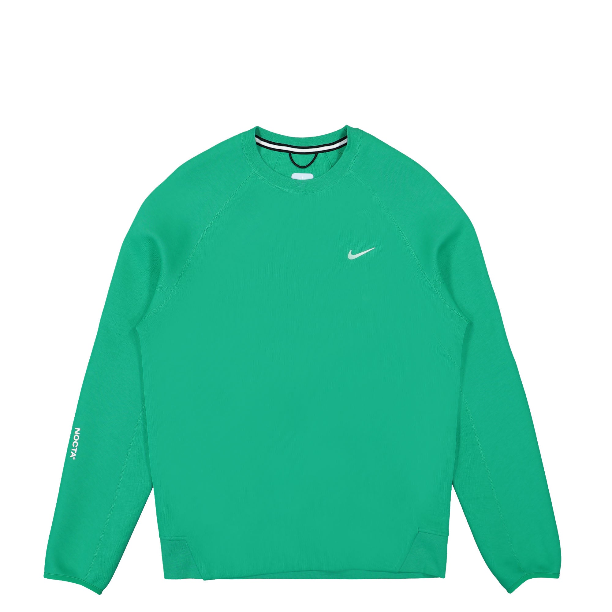 Nike NOCTA x Nike Tech Fleece Crew Stadium Green / Sail Sweatshirts FD8457 324 | Overkill