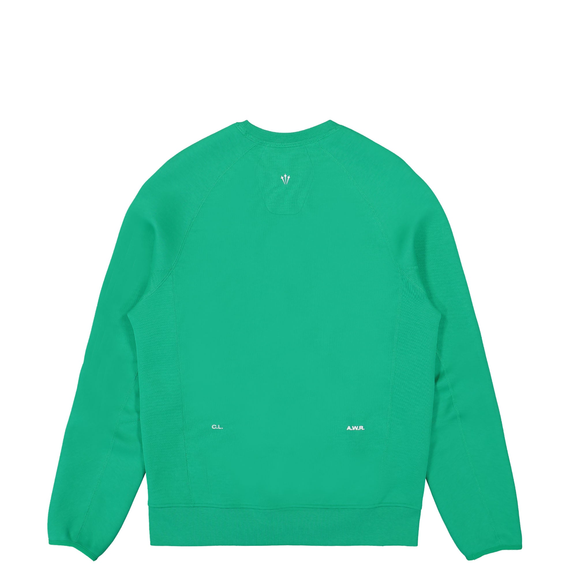 Nike NOCTA x Nike Tech Fleece Crew Stadium Green / Sail Sweatshirts Material | Overkill