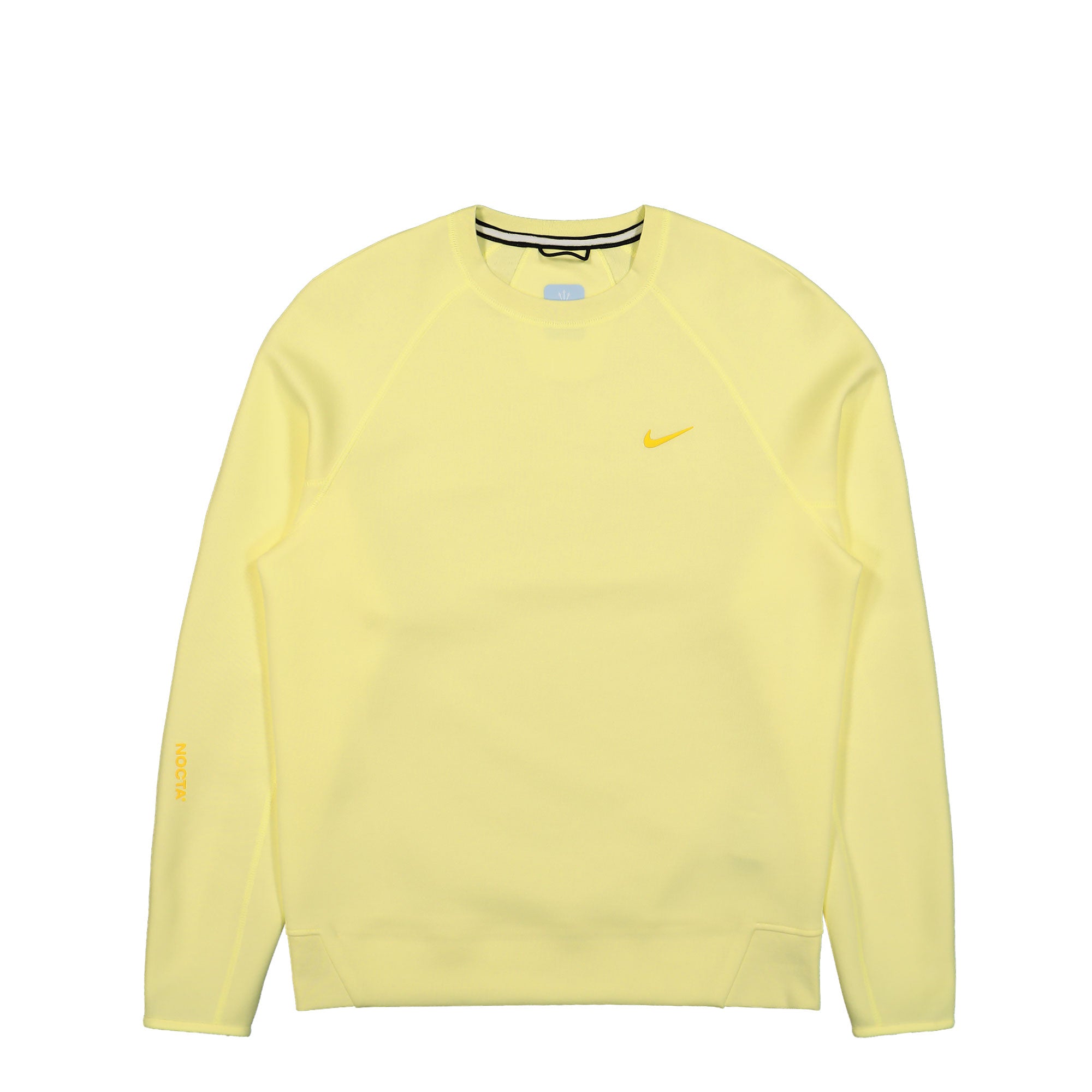Nike NRG Tech Fleece Crew Citron Tint / Vivid Sulfur Sweatshirts FD8457 821 | Overkill