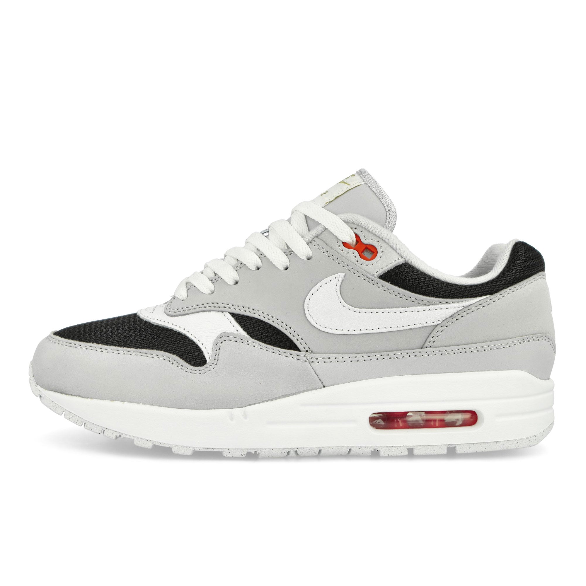 Nike Air Max 1 Premium Pure Platinum / White - Black - Sport Red Low Top Sneakers FD9081 001 | Overkill