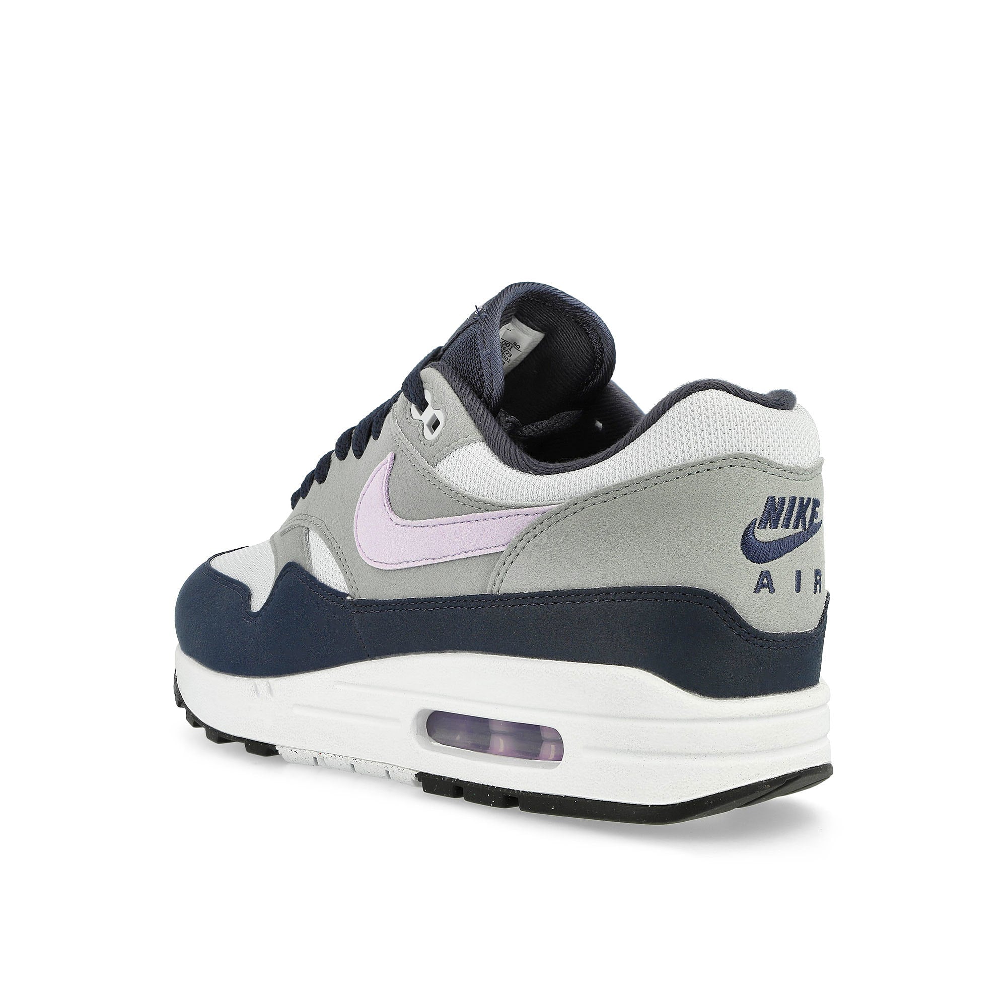 Nike Air Max 1 Football Grey / Lilac Bloom - Thunder Blue Low Top Sneakers Material | Overkill