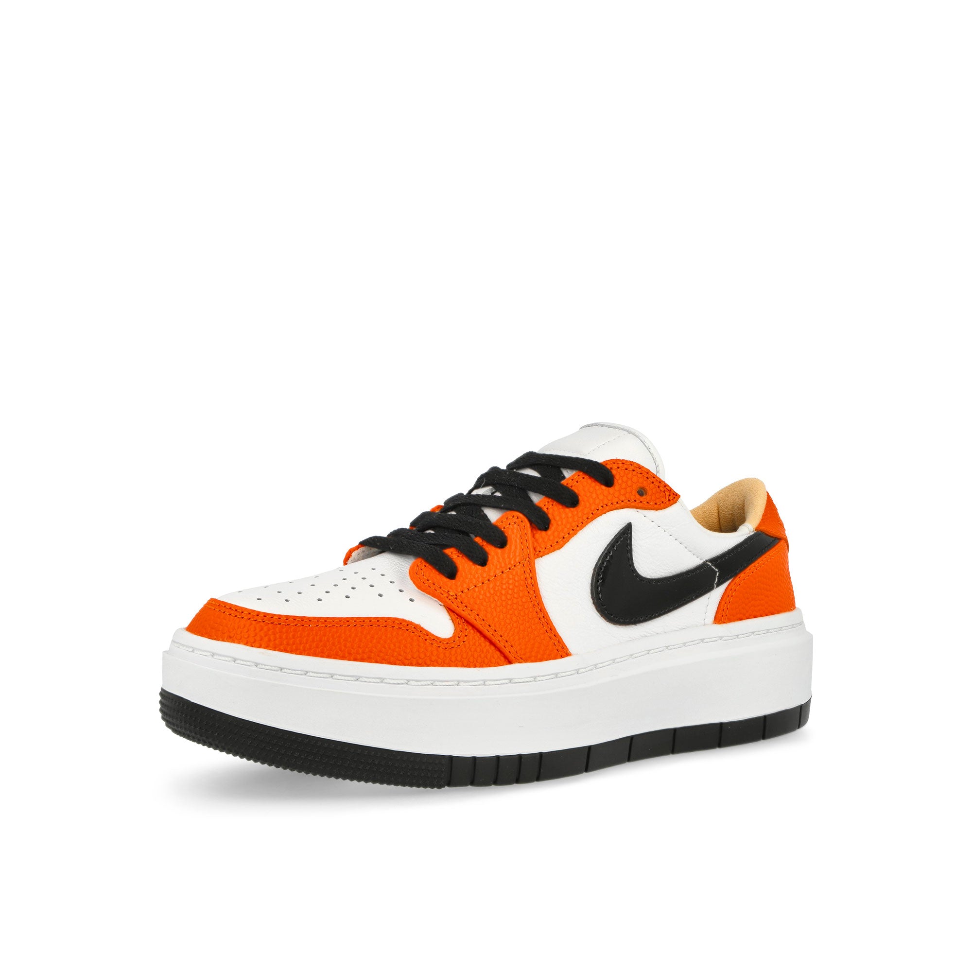 Jordan W Air Jordan 1 Elevate LW SE Brilliant Orange / Black - White Sneakers Close Up | Overkill