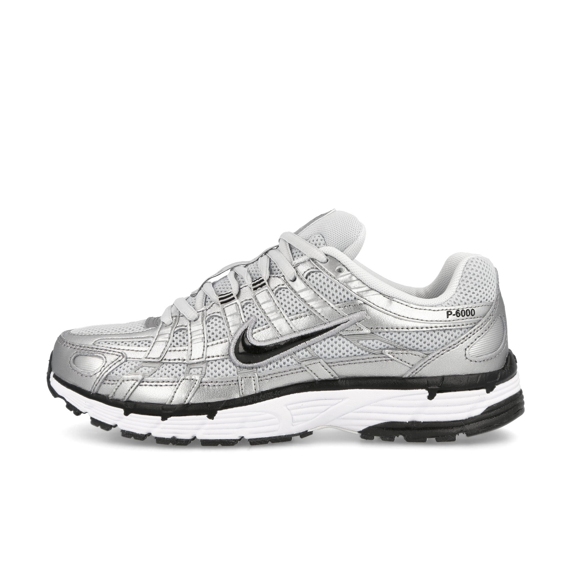 Nike Wmns P-6000 White-Black - Metallic Silver Low Top Sneakers FD9876 101 | Overkill