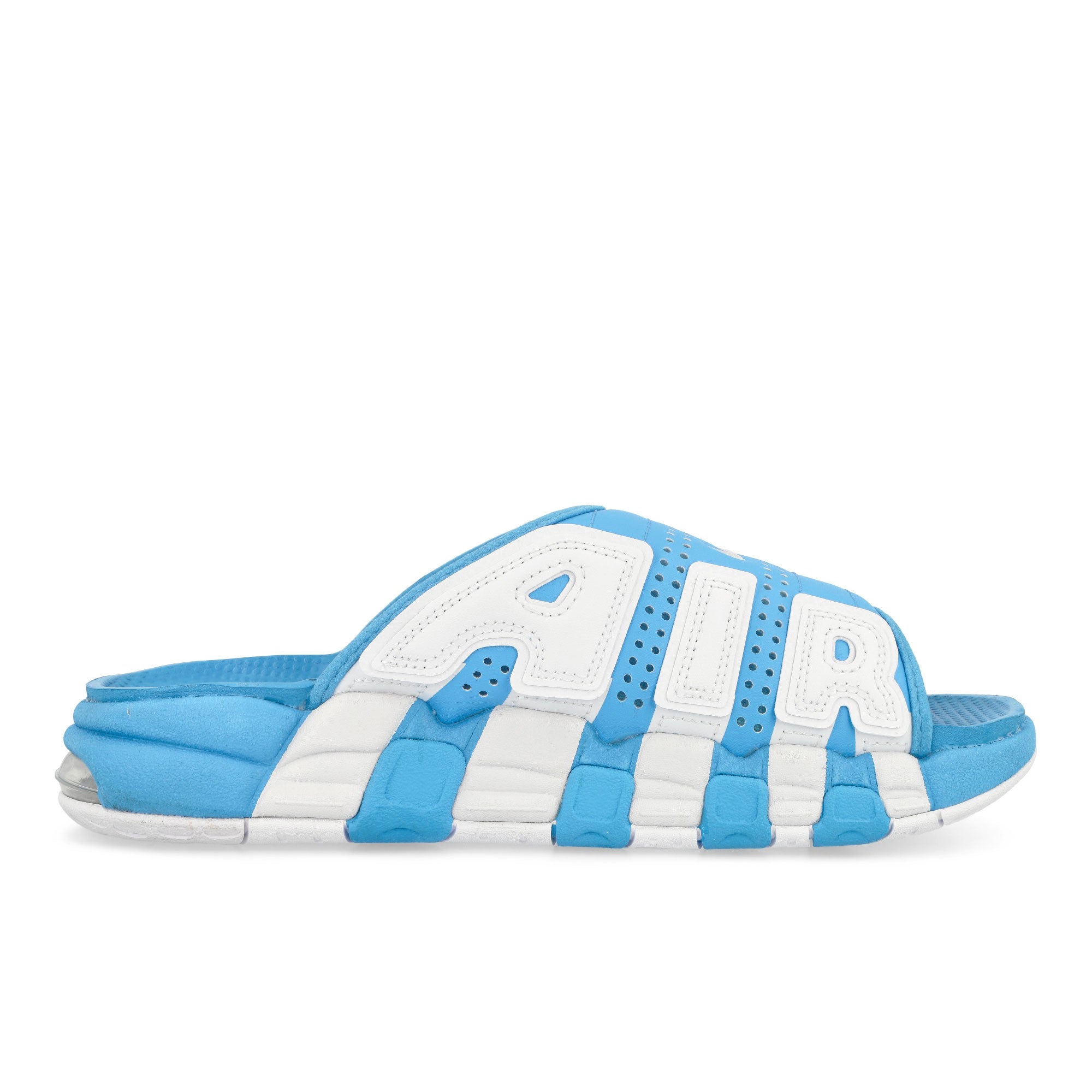 Nike Air More Uptempo University Blue / White - University Blue Slides, Sandals & Slippers Silhouette | Overkill
