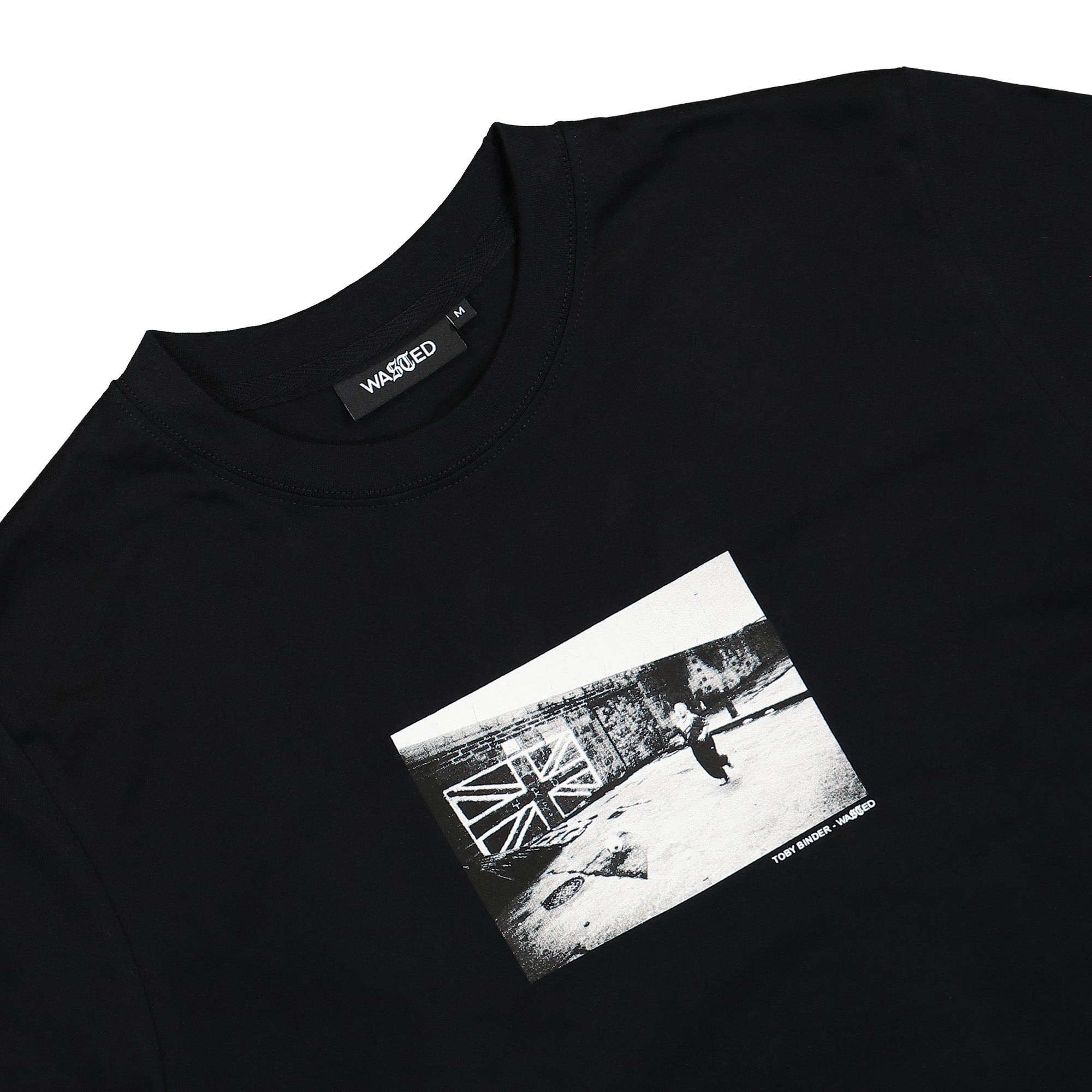 Wasted Paris Happy When It Rains T-Shirt Black T-Shirts Material | Overkill