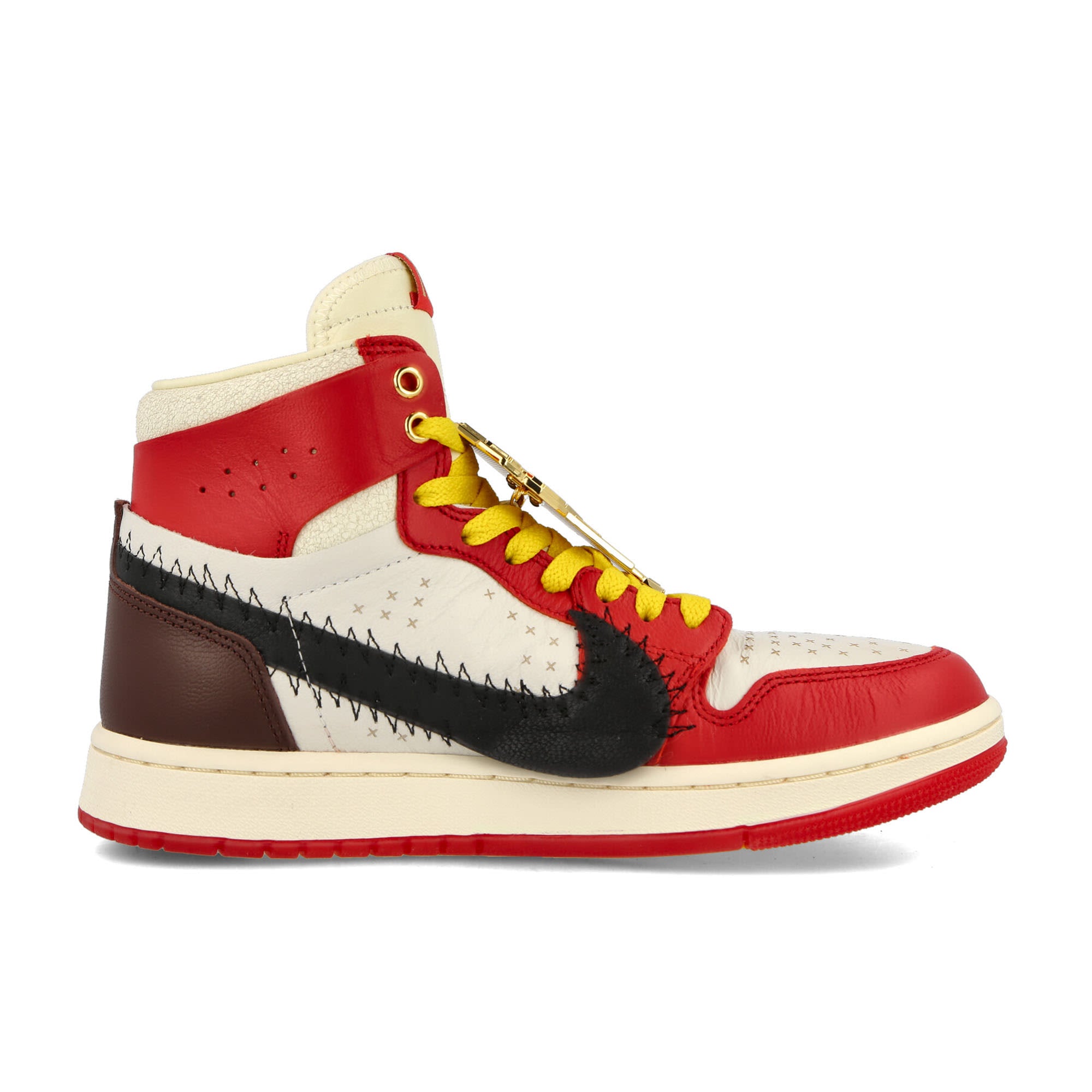 Jordan 1 High Zoom CMFT 2 SP Gym Red / Black-Summit White-Earth Sneakers Silhouette | Overkill