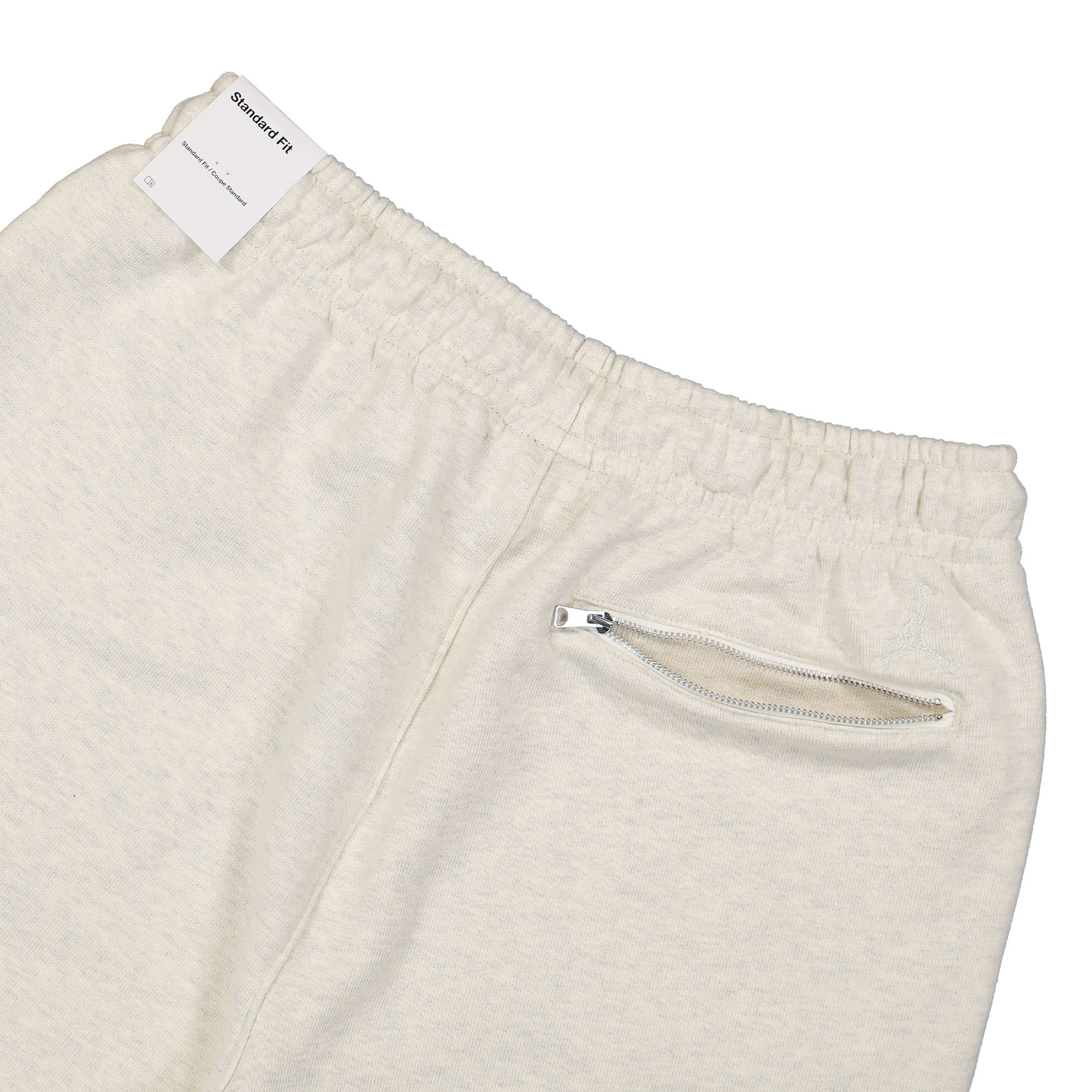 Jordan Air Jordan Wordmark Fleece Short Oatmeal Heather Shorts Detail view 1 | Overkill