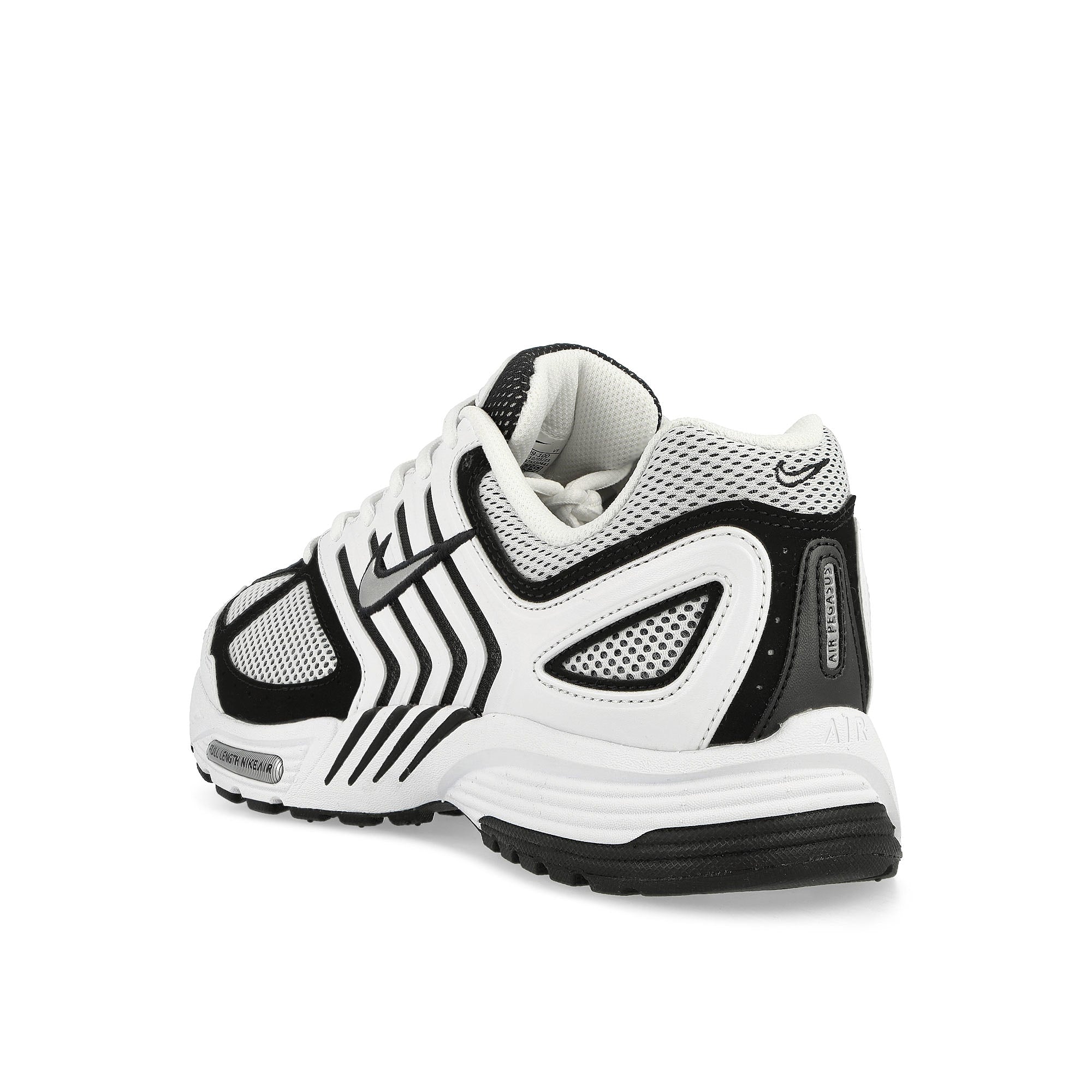 Nike Air Pegasus 2005 White / Metallic Silver - Black Low Top Sneakers Material | Overkill