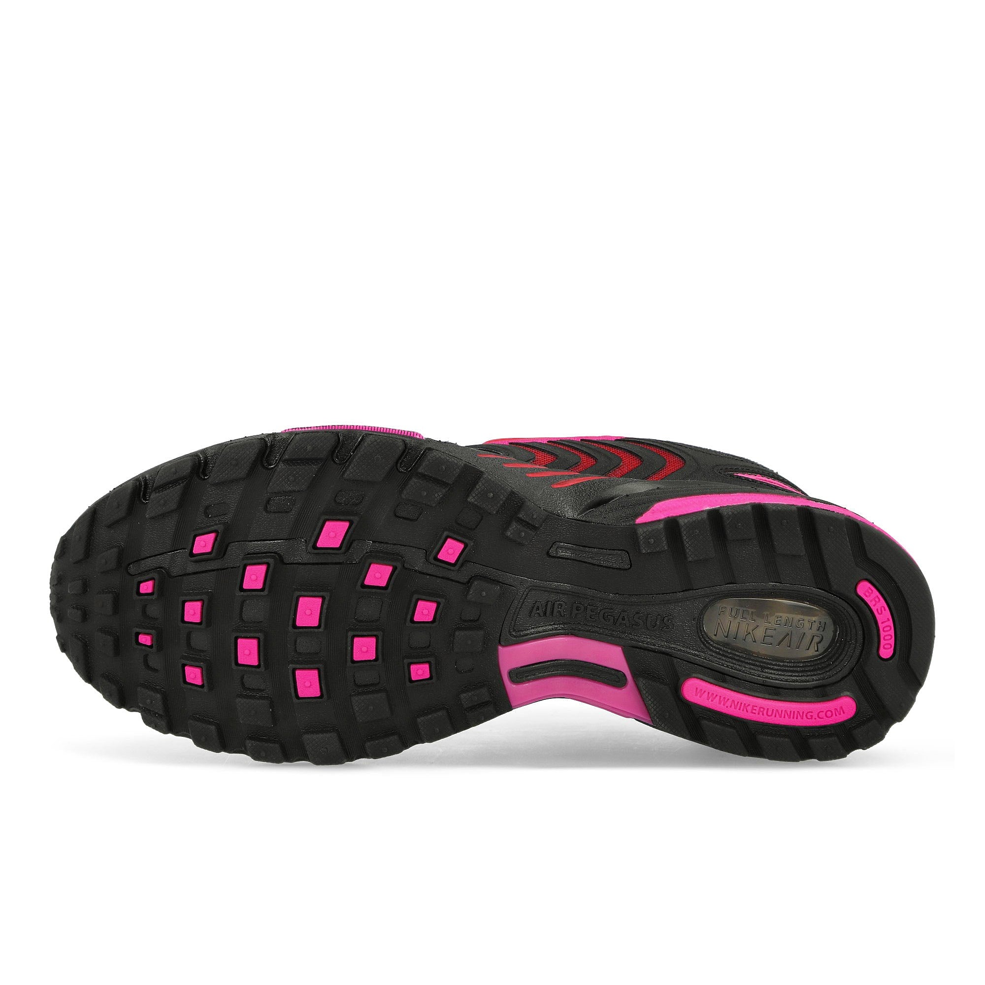 Nike Air Pegasus 2005 Edge Black / Fire Red - Fierce Pink Low Top Sneakers Detail View 1 | Overkill