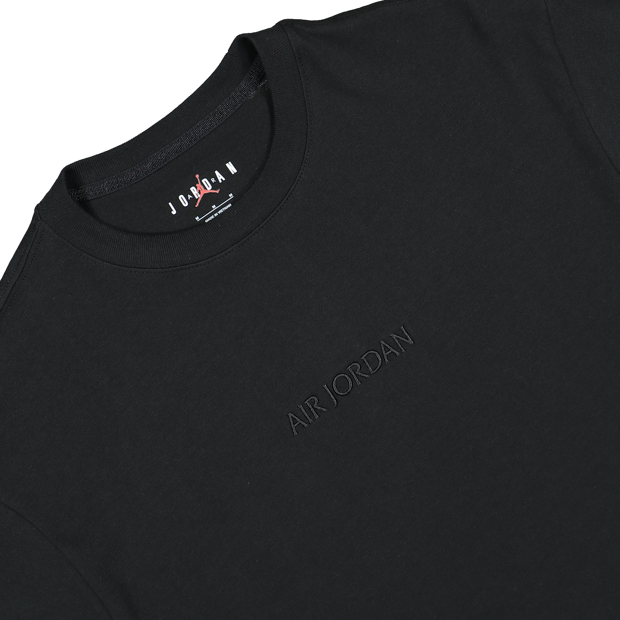 Jordan Air Jordan Wordmark SS Tee Black T-Shirts Close-up | Overkill