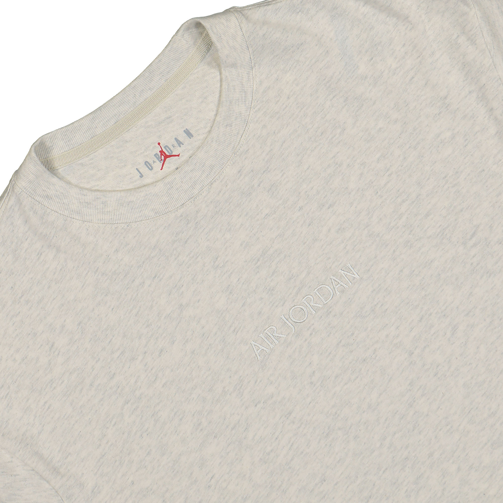 Jordan Air Jordan Wordmark SS Tee Oatmeal Heather T-Shirts Close-up | Overkill
