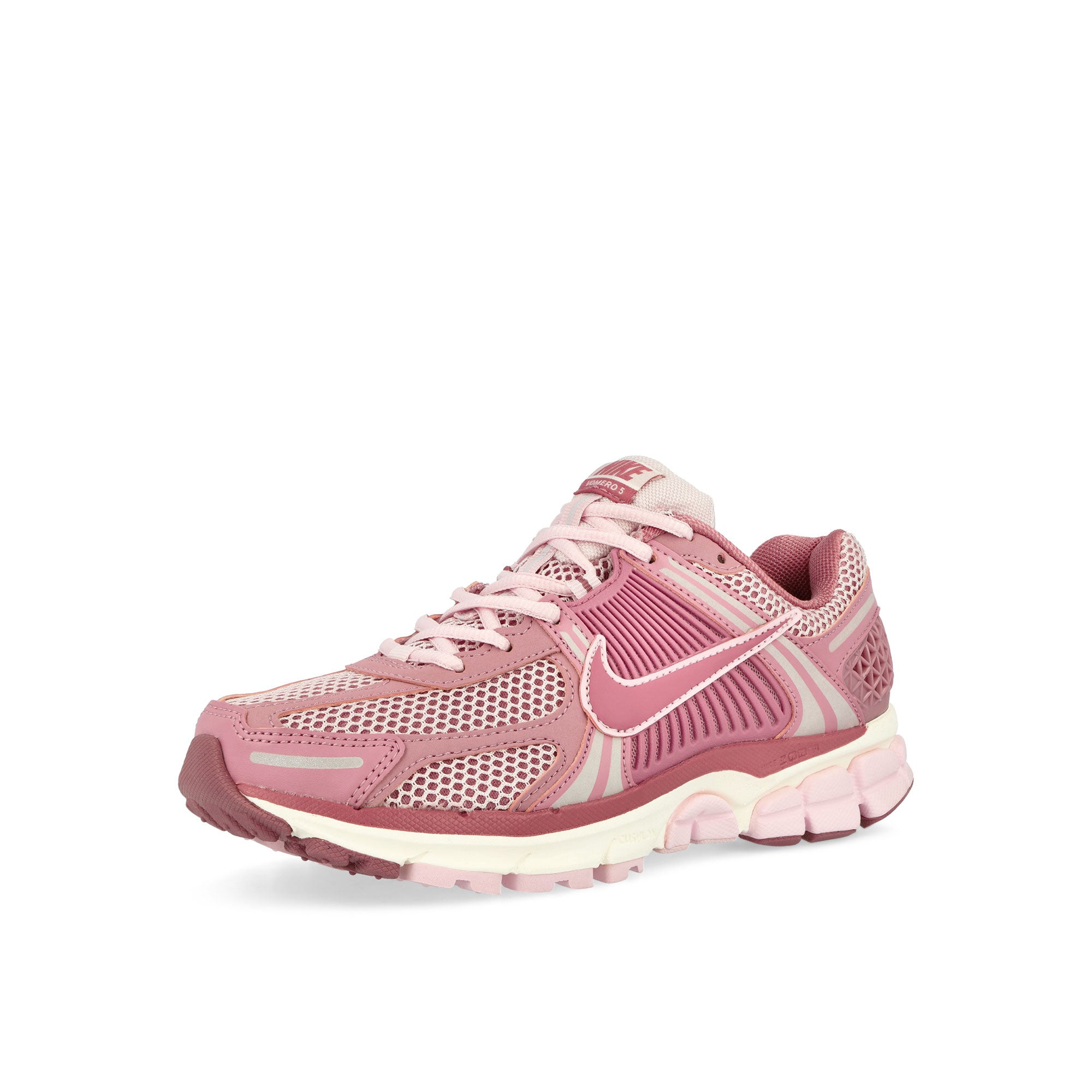 Nike W Zoom Vomero 5 Elemental Pink / Desert Berry - Pink Foam Low Top Sneakers Close Up | Overkill