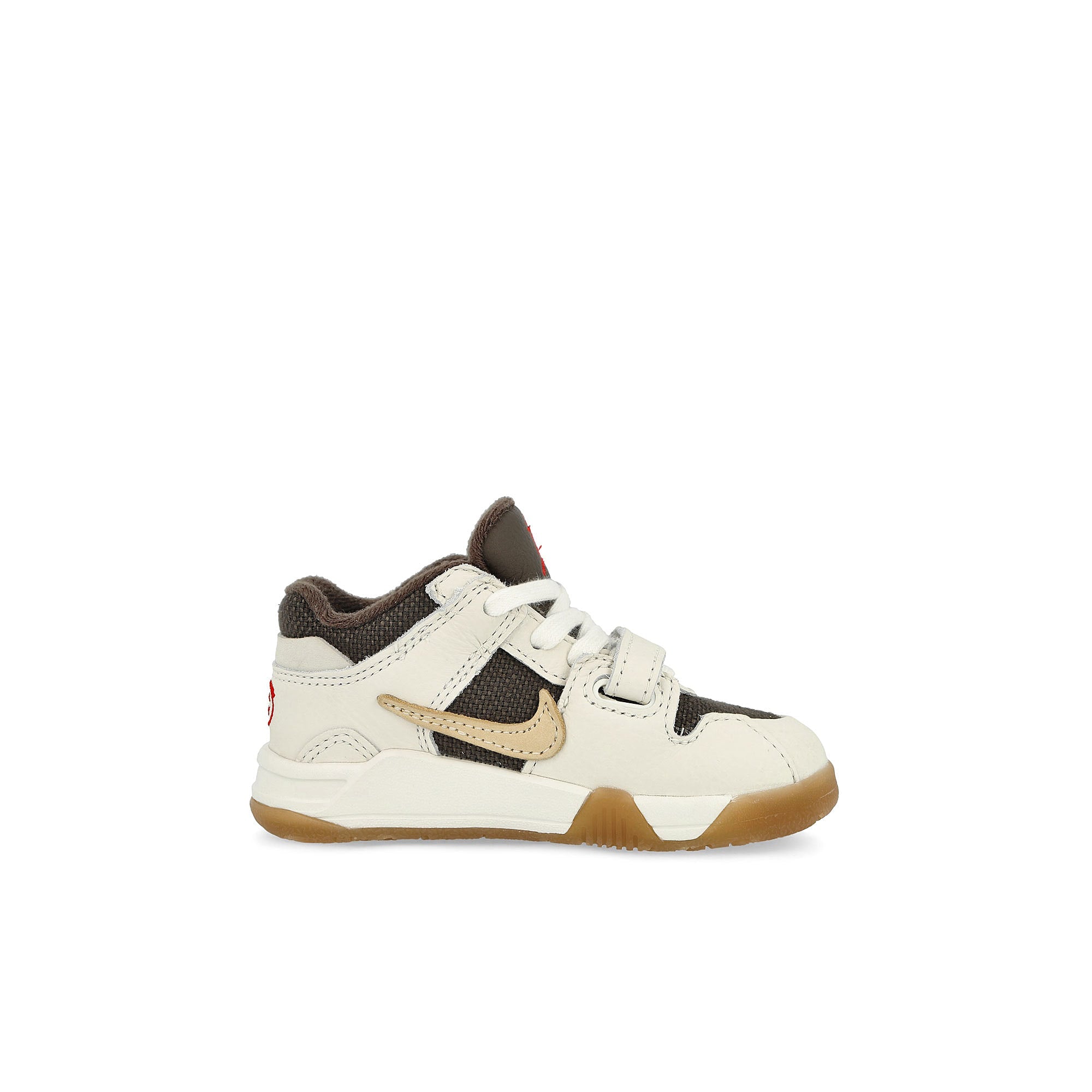 Jordan Travis Scott x Jordan Jumpman Jack TD Sail / Muslin - Dark Mocha High Top Sneakers Silhouette | Overkill
