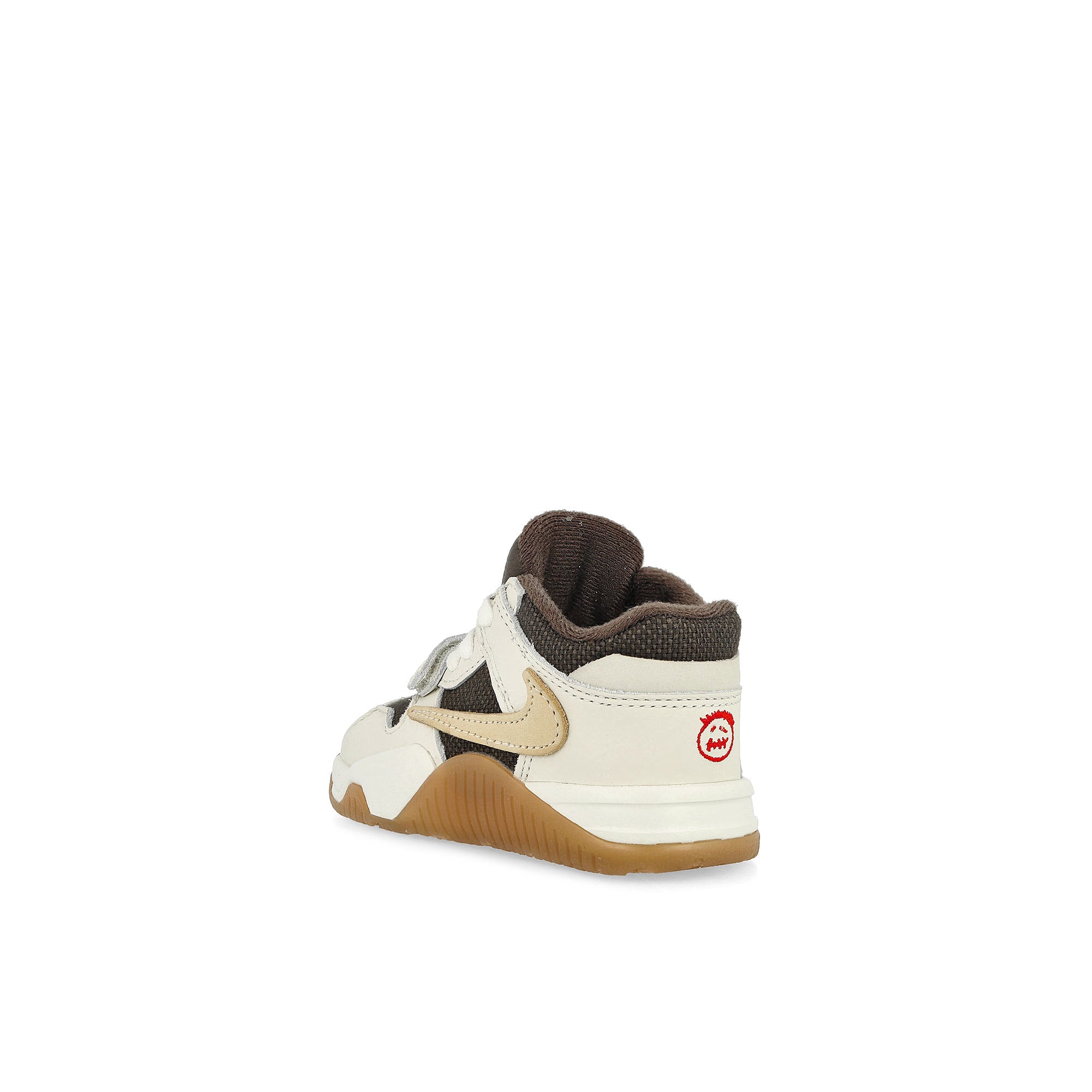 Jordan Travis Scott x Jordan Jumpman Jack TD Sail / Muslin - Dark Mocha High Top Sneakers Material | Overkill