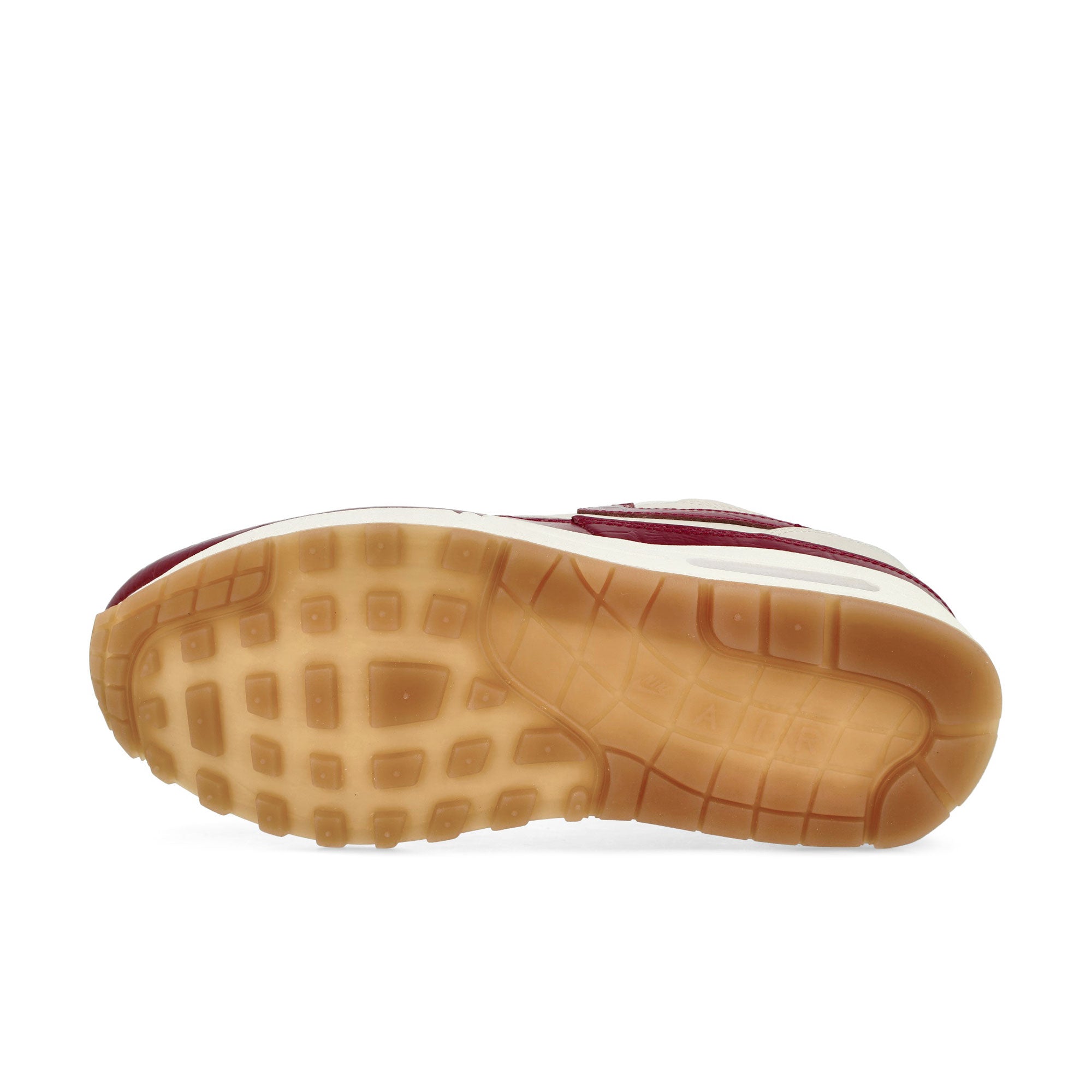 Nike W Nike Air Max 1 LX Sail / Team Red - Sail - Gum Light Brown Low Top Sneakers Detail View 1 | Overkill