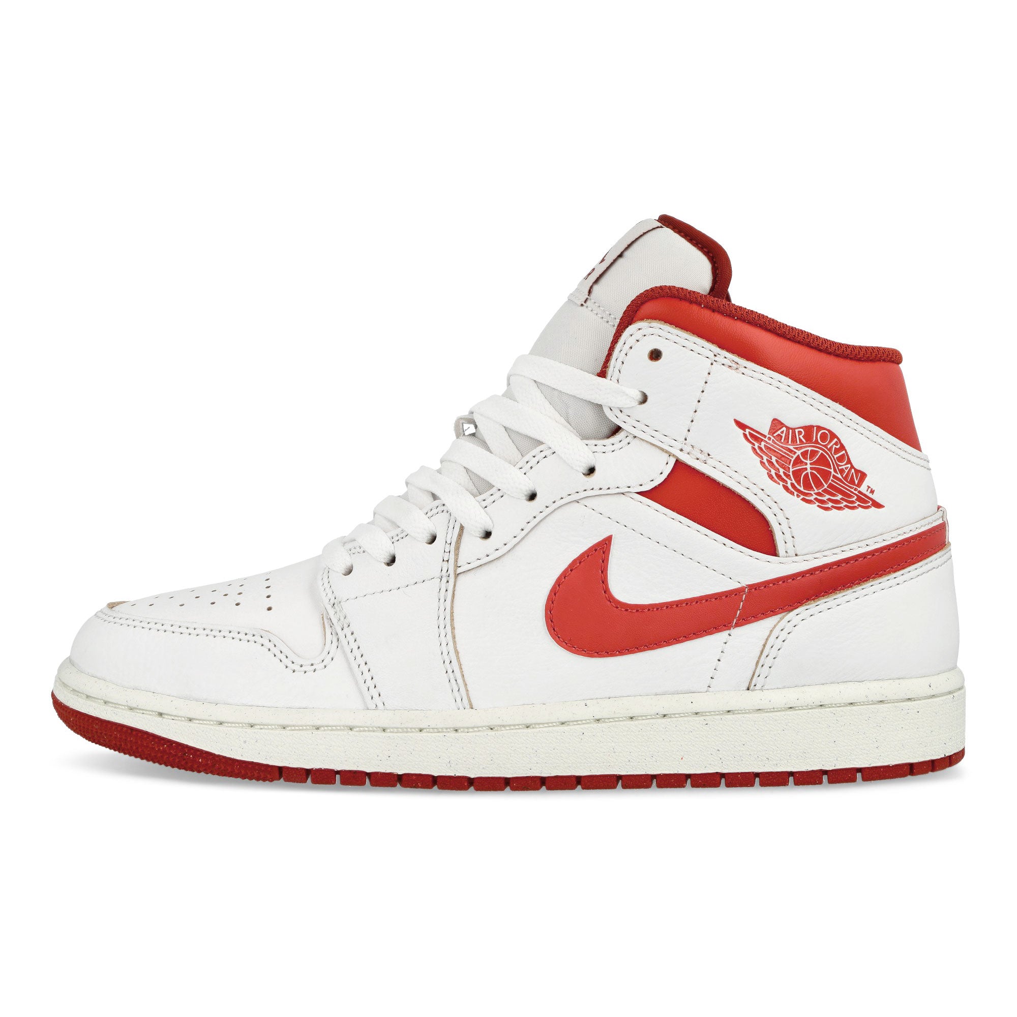 Jordan Air Jordan 1 Mid SE White / Lobster - Dune Red - Sail Mid Top Sneakers FJ3458 160 | Overkill