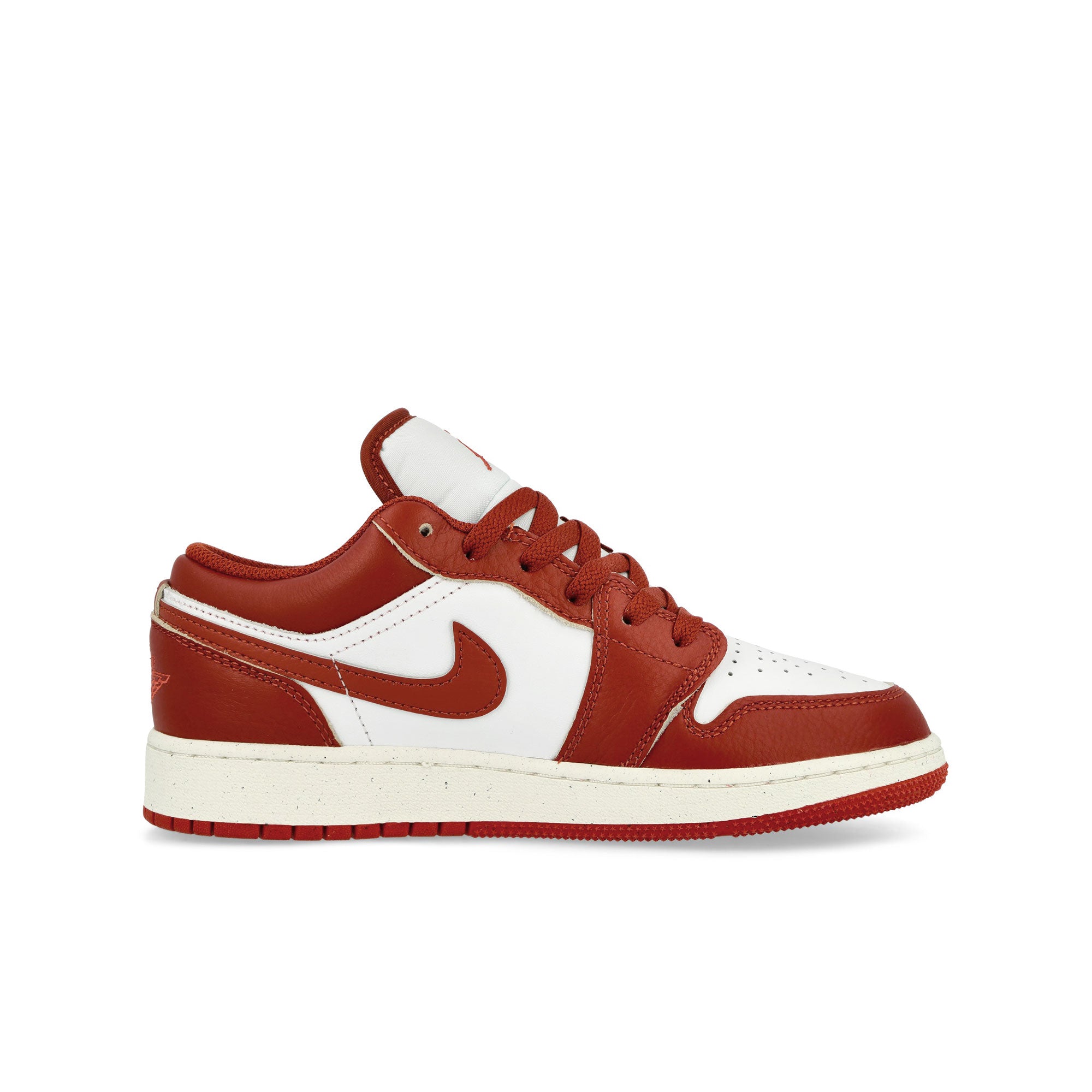 Jordan Air Jordan 1 Low SE GS White-Dune Red - Lobster-Sail Low Top Sneakers Silhouette | Overkill