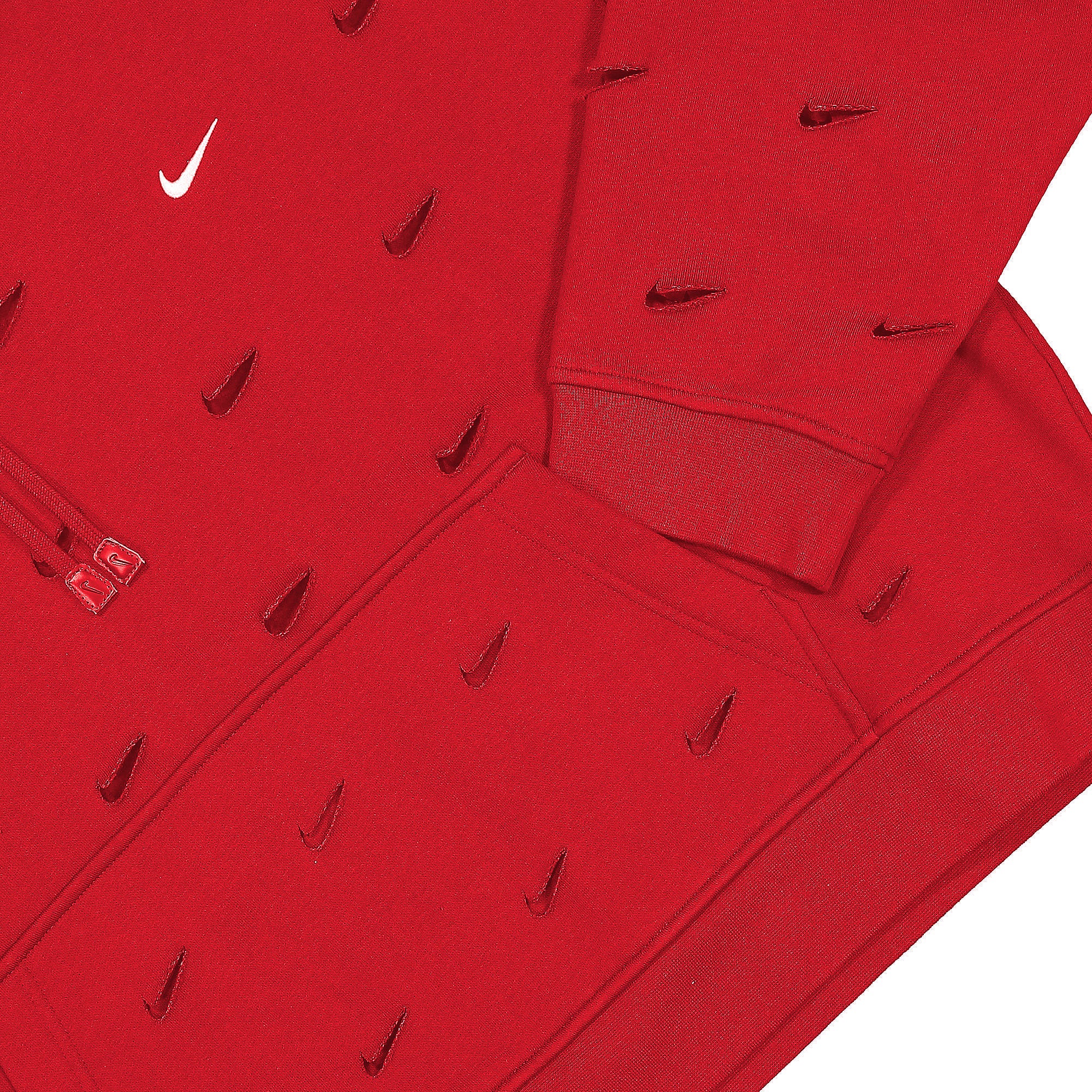 Nike Jacquemus x Nike NRG Swoosh Hoodie University Red Hoodies Detailfoto | Overkill