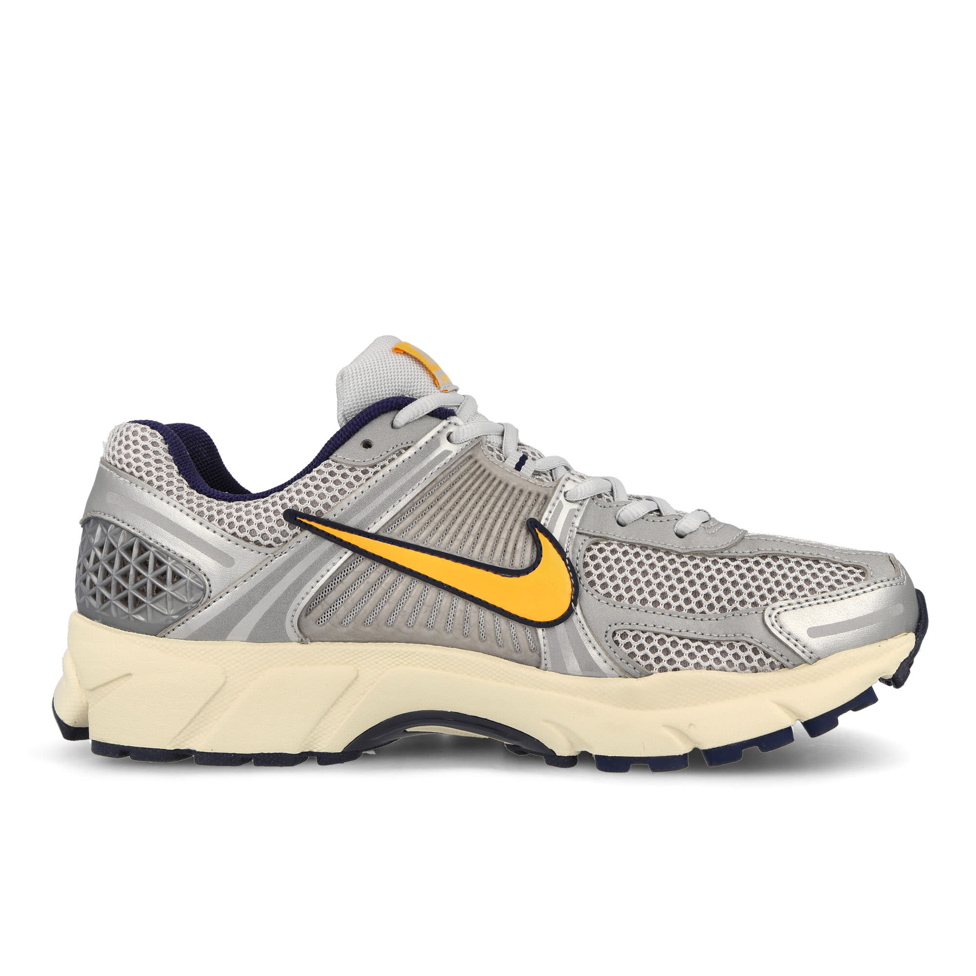 Nike Zoom Vomero 5 MS Pure Platinum-Laser Orange Low Top Sneakers Silhouette | Overkill