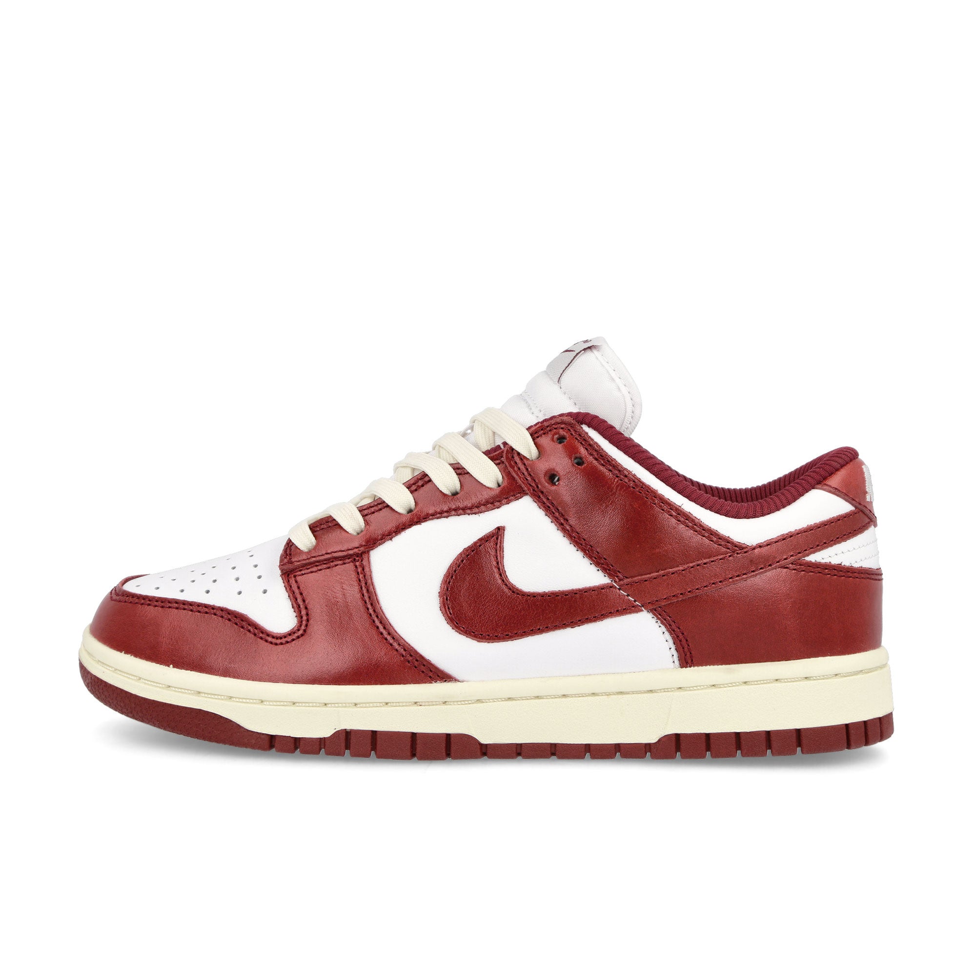 Nike W Dunk Low Premium White / Team Red / Coconut Milk Low Top Sneakers FJ4555 100 | Overkill