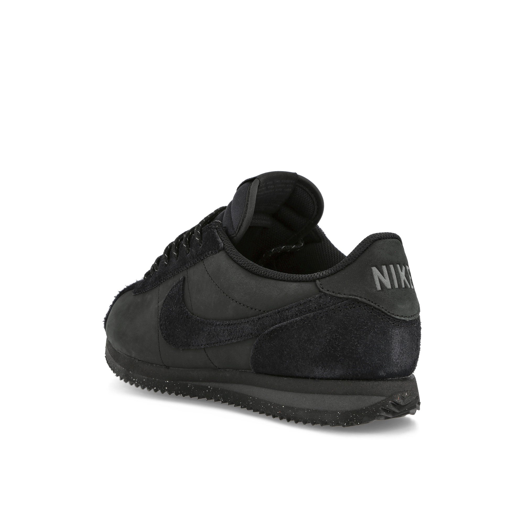 Nike W Cortez Premium Black-Black - Black Sneakers Material | Overkill