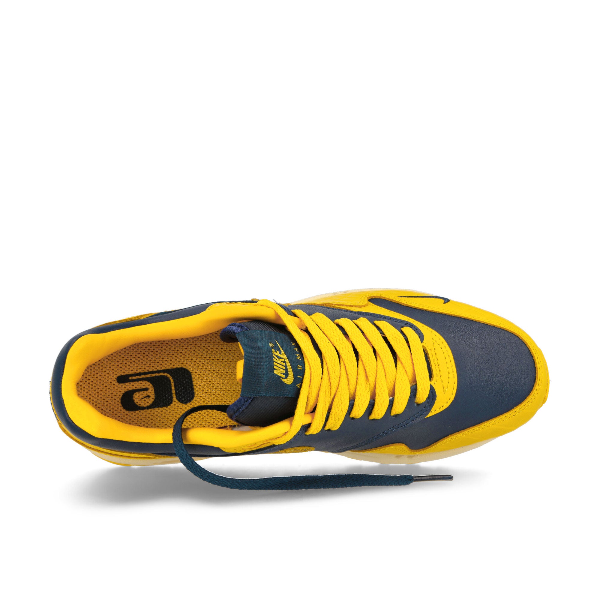 Nike W Air Max 1 Premium Midnight Navy-Varsity Maize-Natural Low Top Sneakers Detailfoto | Overkill