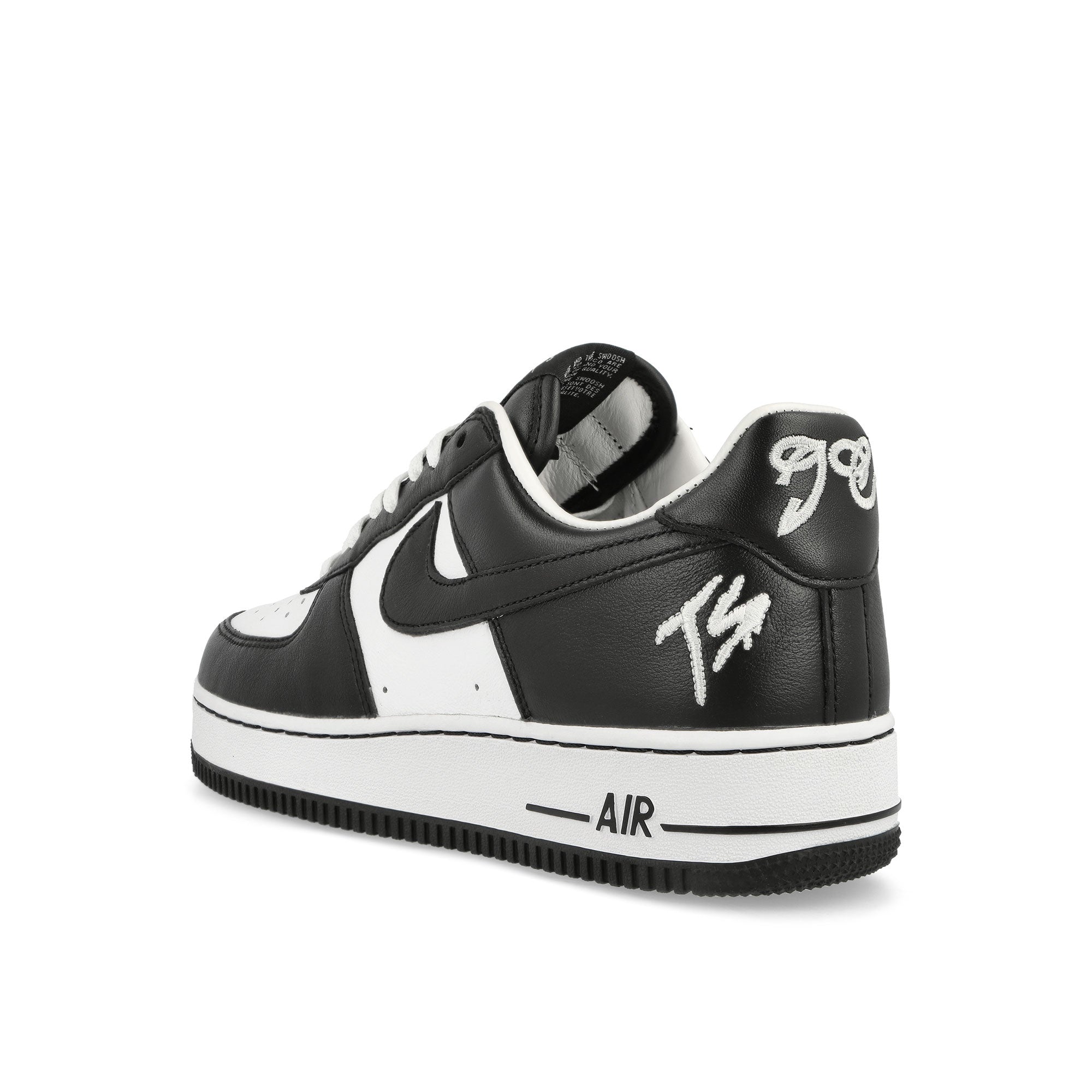 Nike Terror Squad x Nike Air Force 1 Low QS White / Black Sneakers Material | Overkill