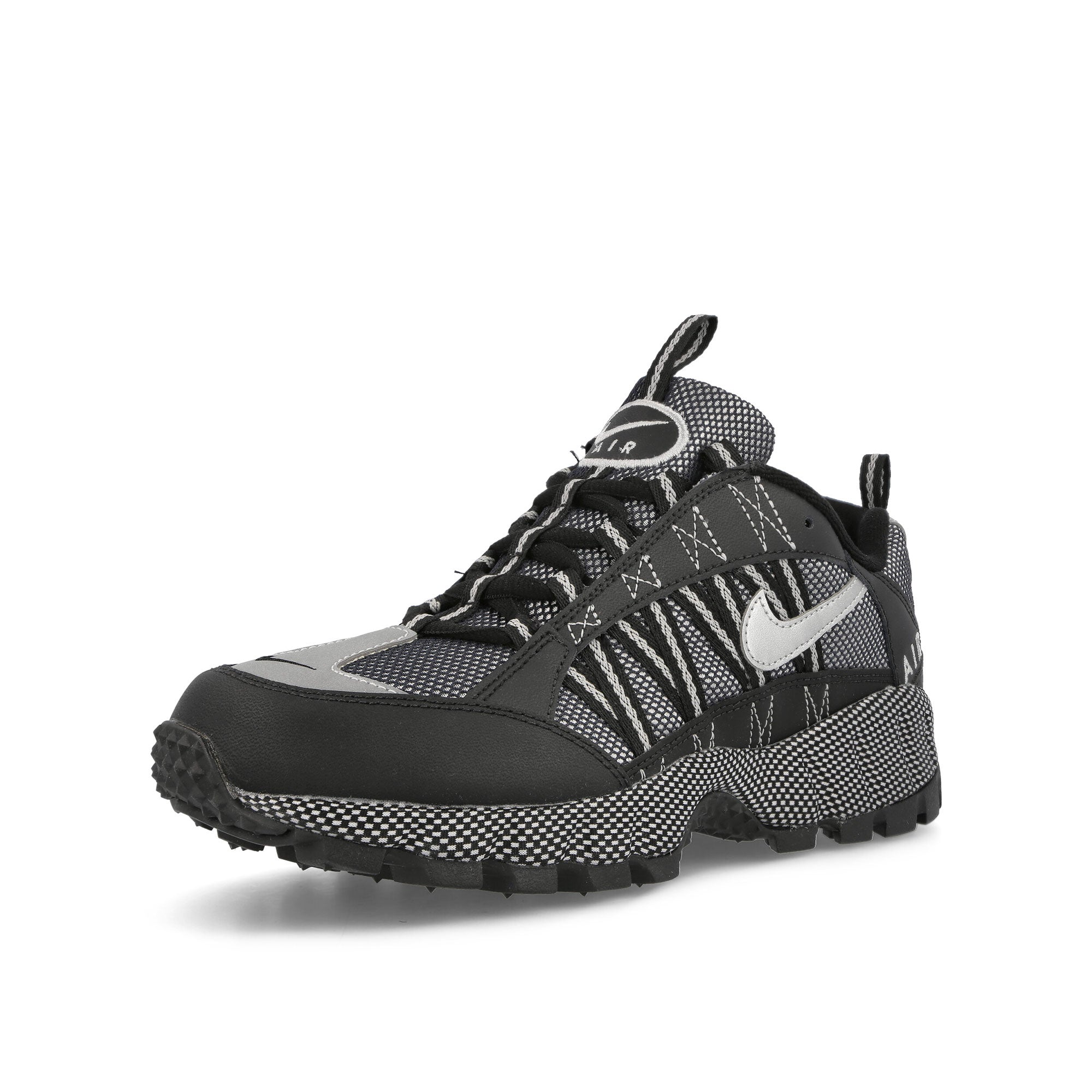 Nike Air Humara QS Black-Metallic Silver - Metallic Silver Low Top Sneakers Close Up | Overkill