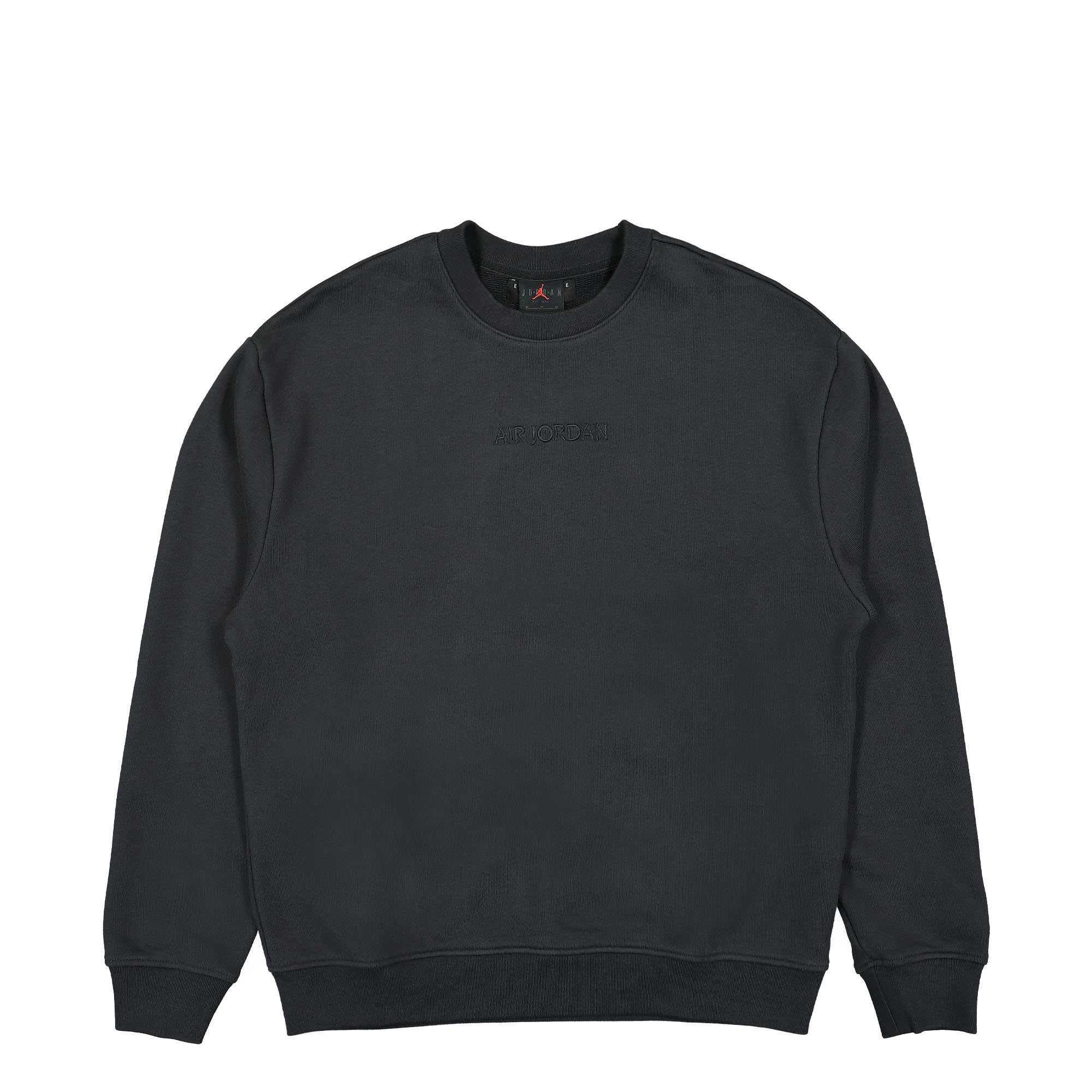 Jordan Air Jordan Wordmark Fleece Crew Off Noir Sweatshirts FJ7788 045 | Overkill