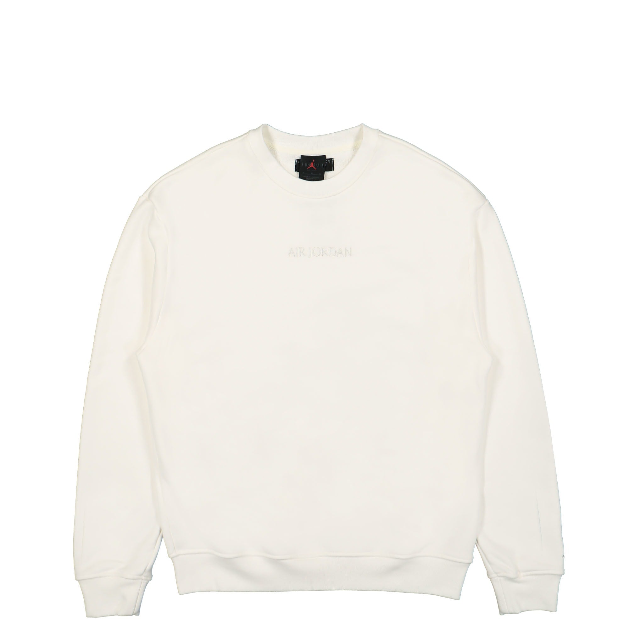 Jordan Air Jordan Wordmark Fleece Crew Sail / Sail Sweatshirts FJ7788 133 | Overkill