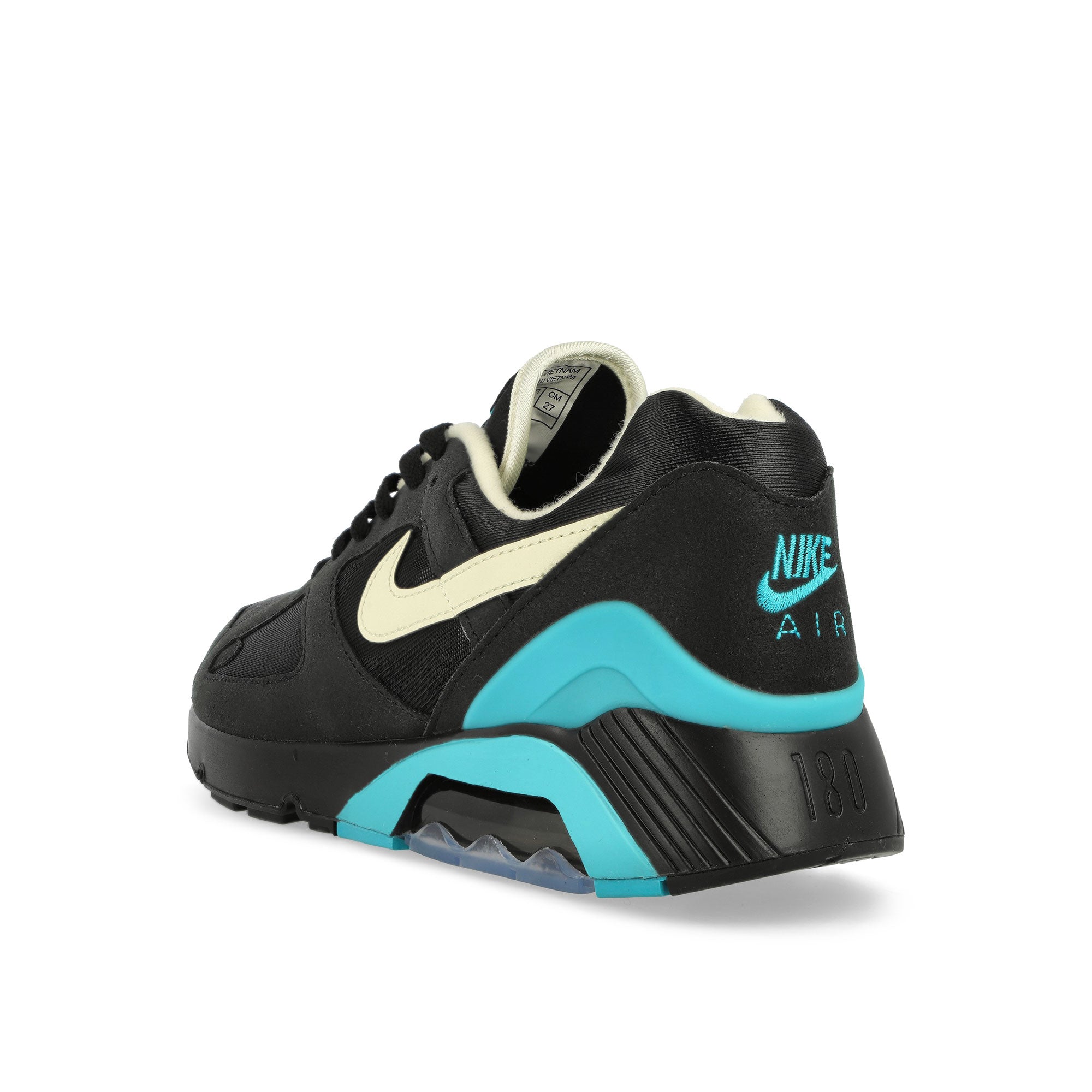 Nike Air 180 Black / Alabaster - Dirty Cactus Low Top Sneakers Material | Overkill