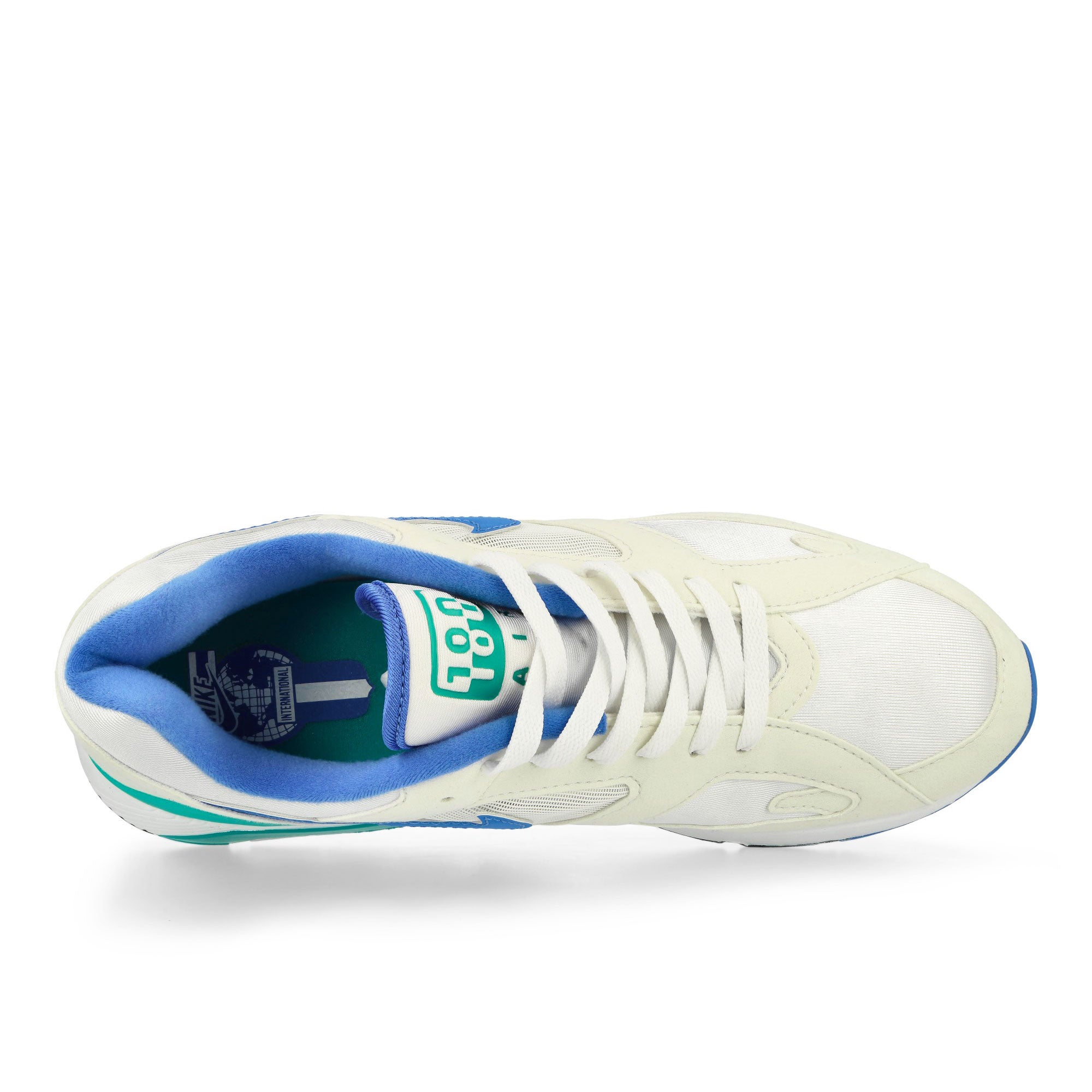 Nike Air 180 White / Medium Blue - Clear Jade II - Black Low Top Sneakers Detailfoto | Overkill