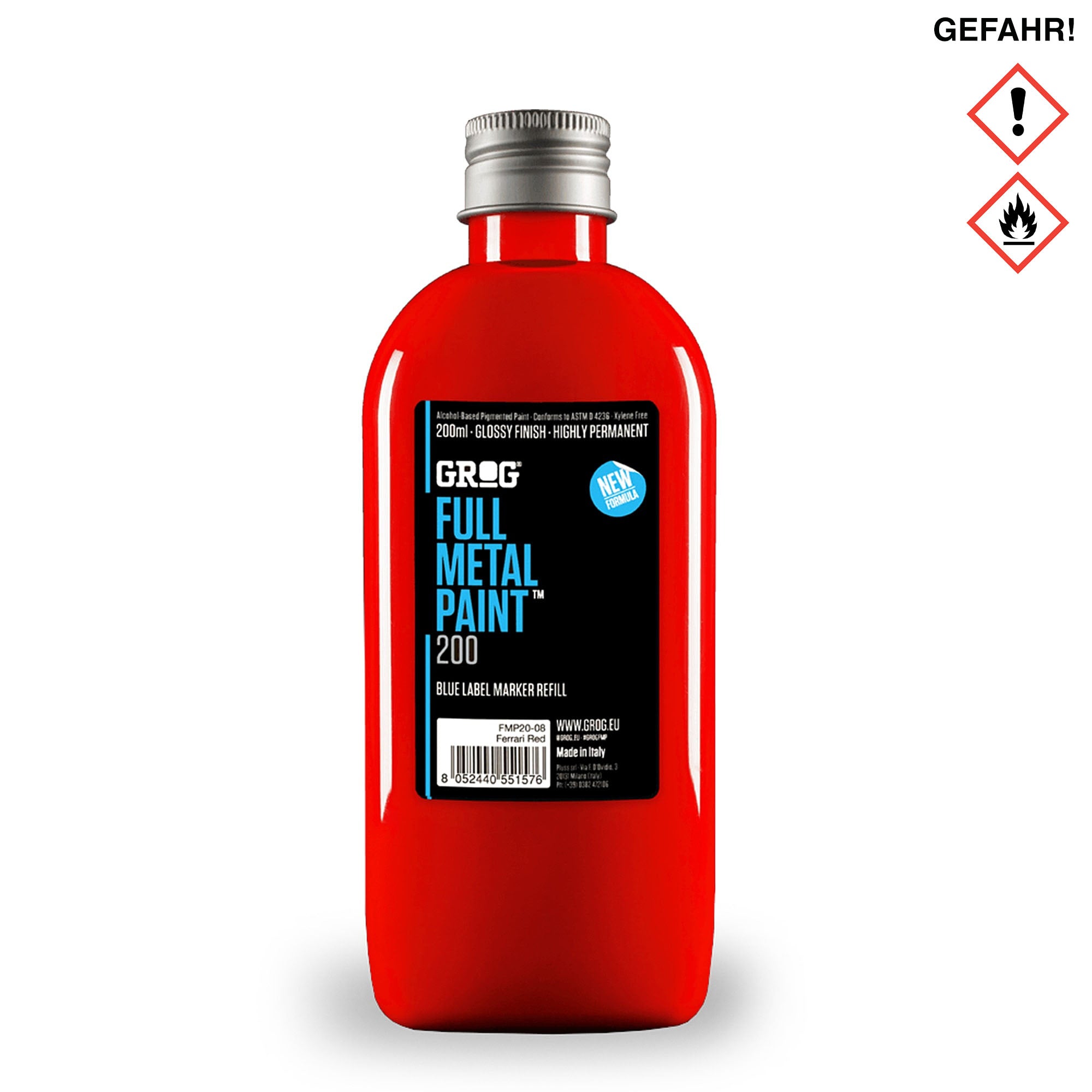 Grog full metal paint refill 200 ml Marker FMP20-00 | Overkill