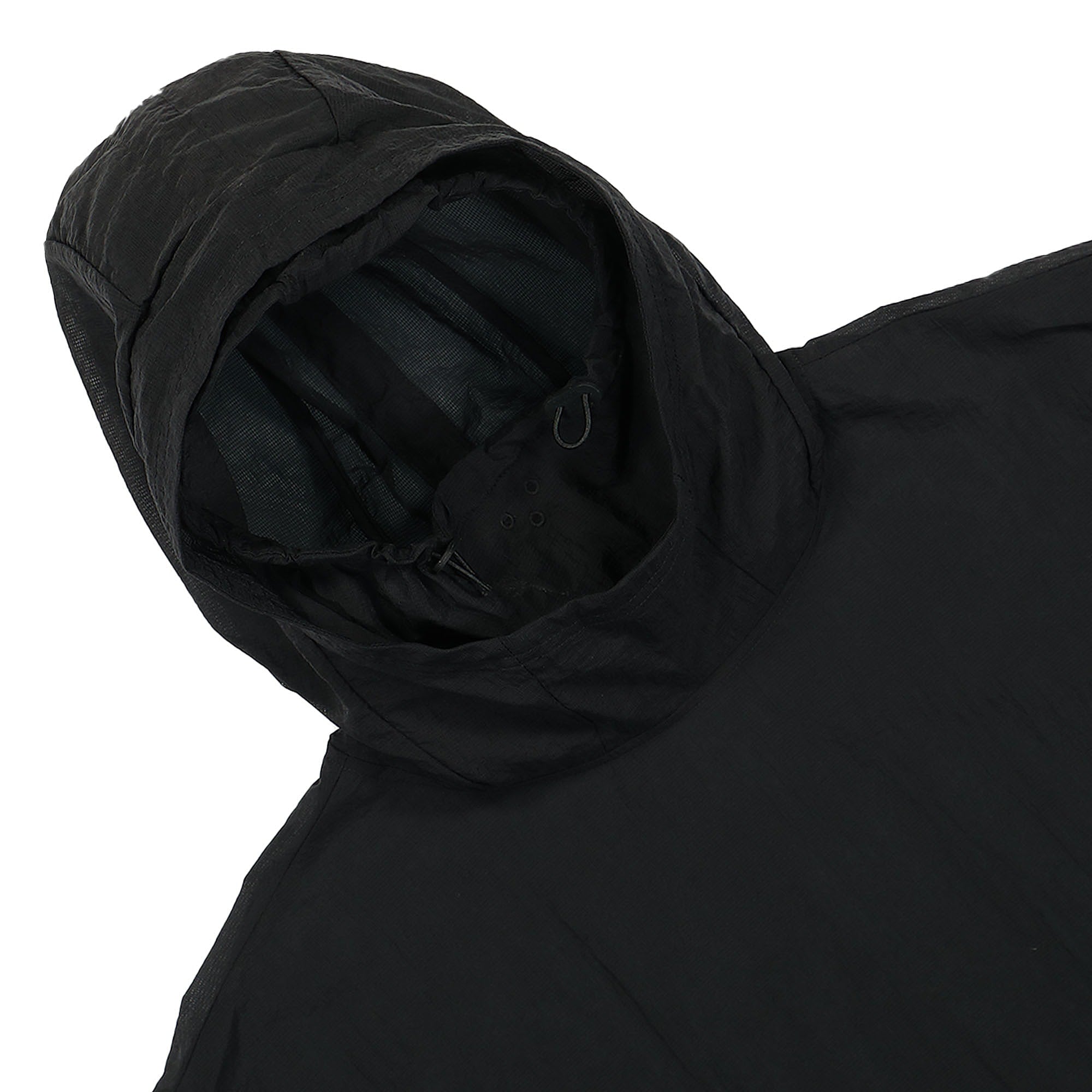 Nike Tech Pack Mesh Pullover Hoodie Black / Black Hoodies Close-up | Overkill