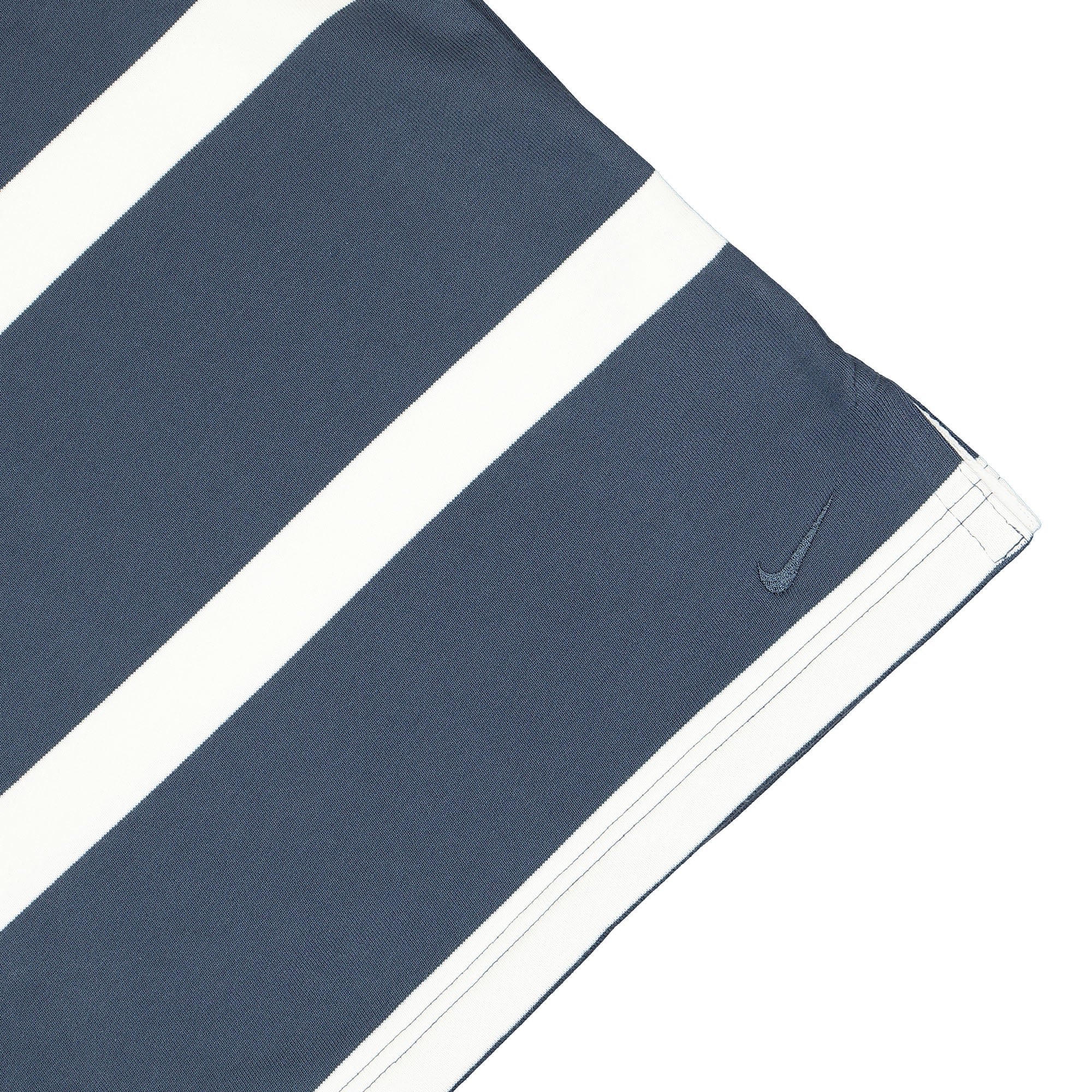 Nike Life Striped Heavyweight Rugby Polo Shirt Thunder Blue / Sail / White / Thunder Blue Longsleeves Detailfoto | Overkill