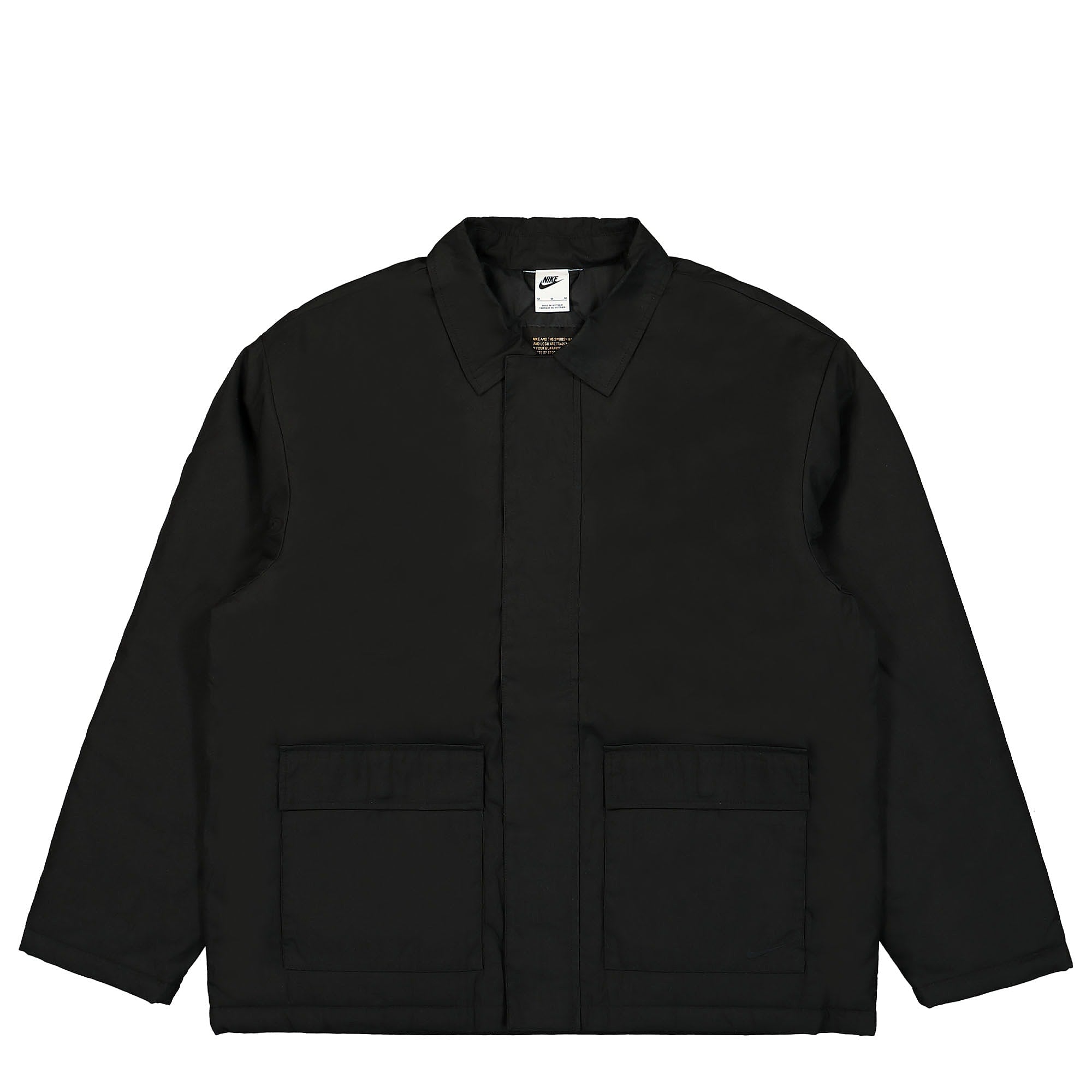 Nike Life Waxed Canvas Work Jacket Black / Black Jackets FN3130 010 | Overkill