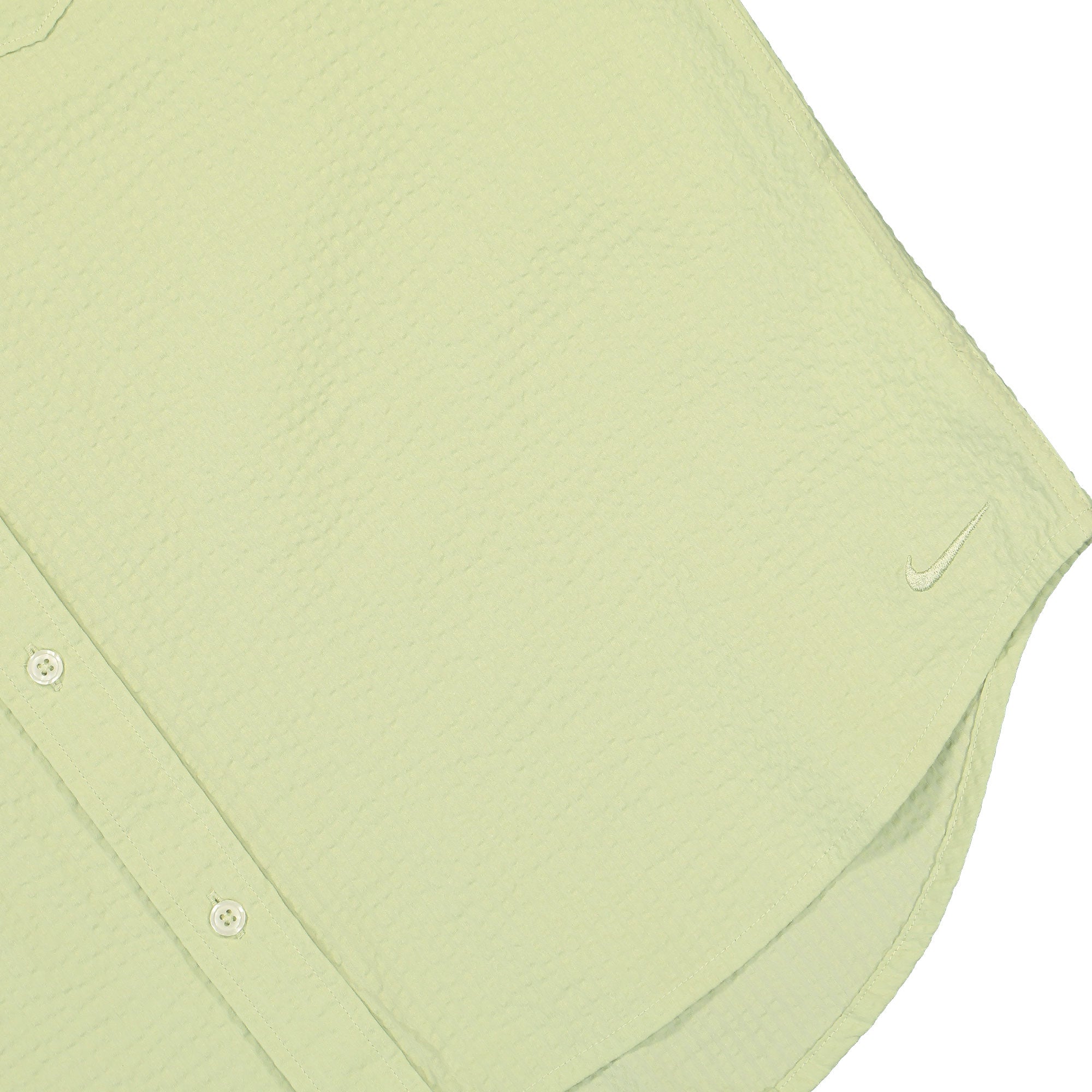 Nike Life Seersucker Shirt Olive Aura / Olive Aura Shirts Detailfoto | Overkill