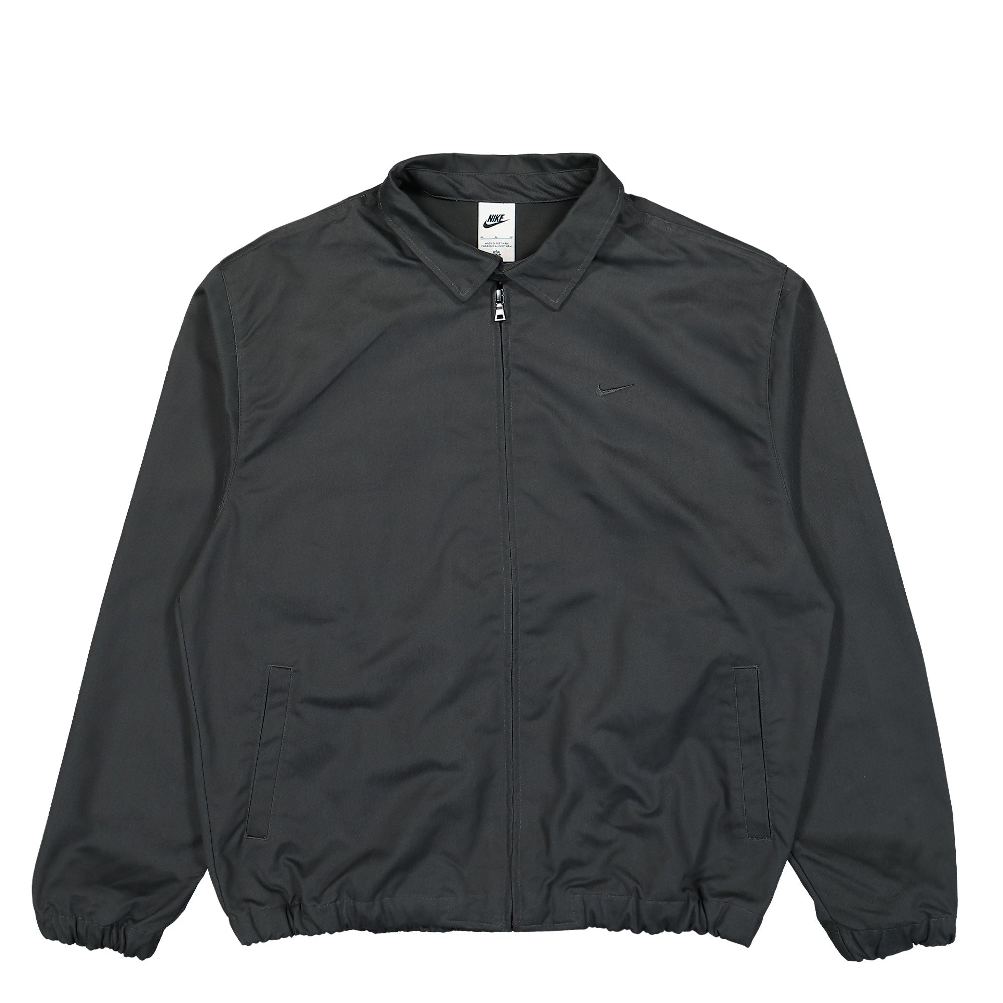 Nike Life Harrington Woven Jacket Anthracite / Anthracite Windbreaker FN3230 060 | Overkill
