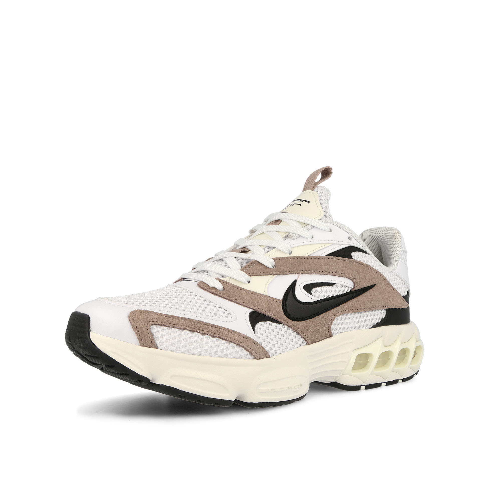 Nike Wmns Air Zoom Fire White-Black-Sail-Diffused Taupe Sneakers Close Up | Overkill