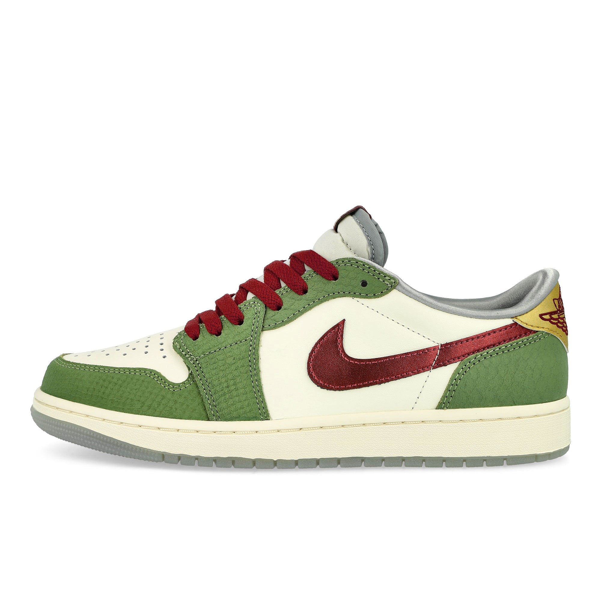 Jordan Air Jordan 1 Retro Low OG Lunar New Year Sail / Cedar - Oil Green - Light Pumice Low Top Sneakers FN3727 100 | Overkill