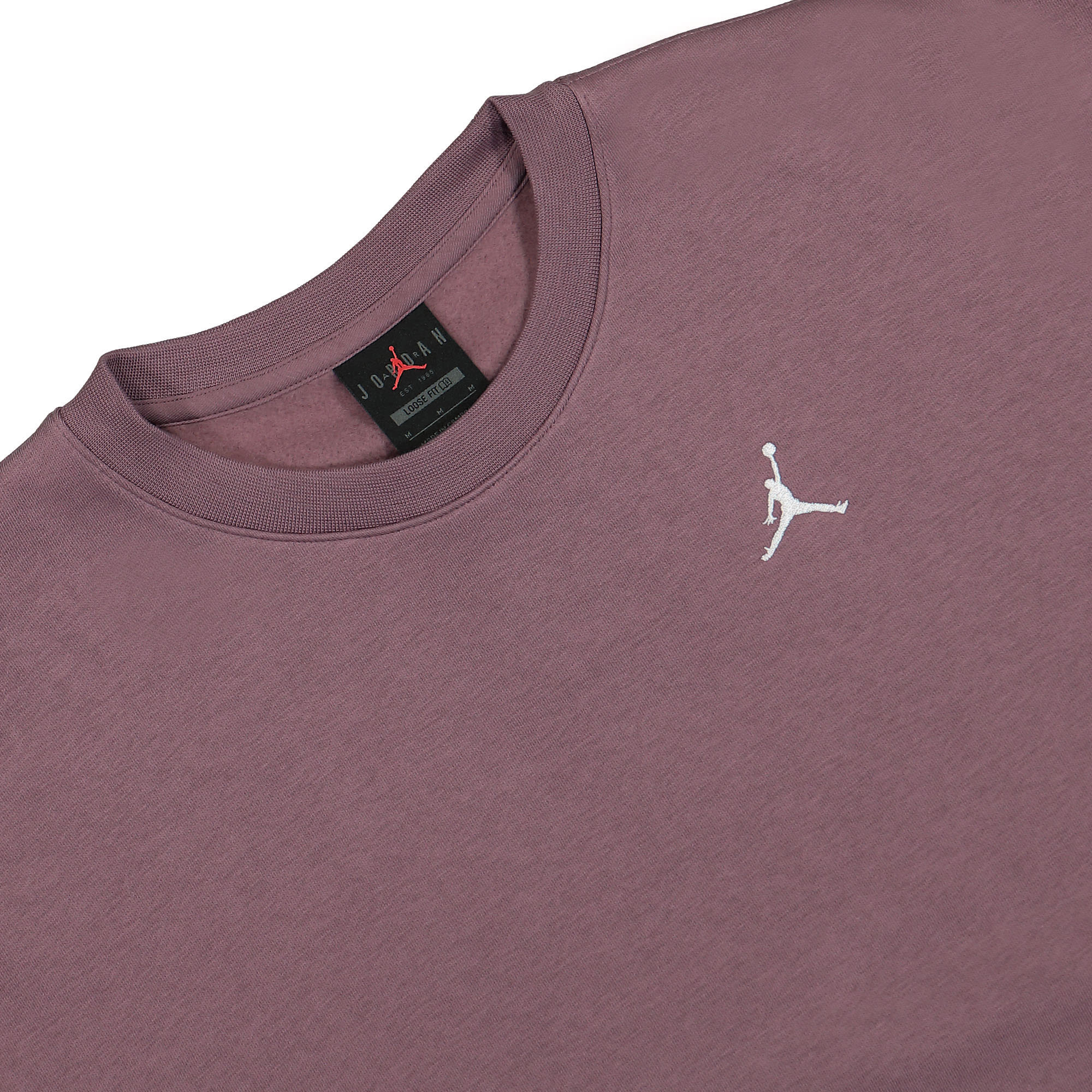 Jordan W Brooklyn Fleece Crew 2 Sky J Mauve Sweatshirts Close-up | Overkill